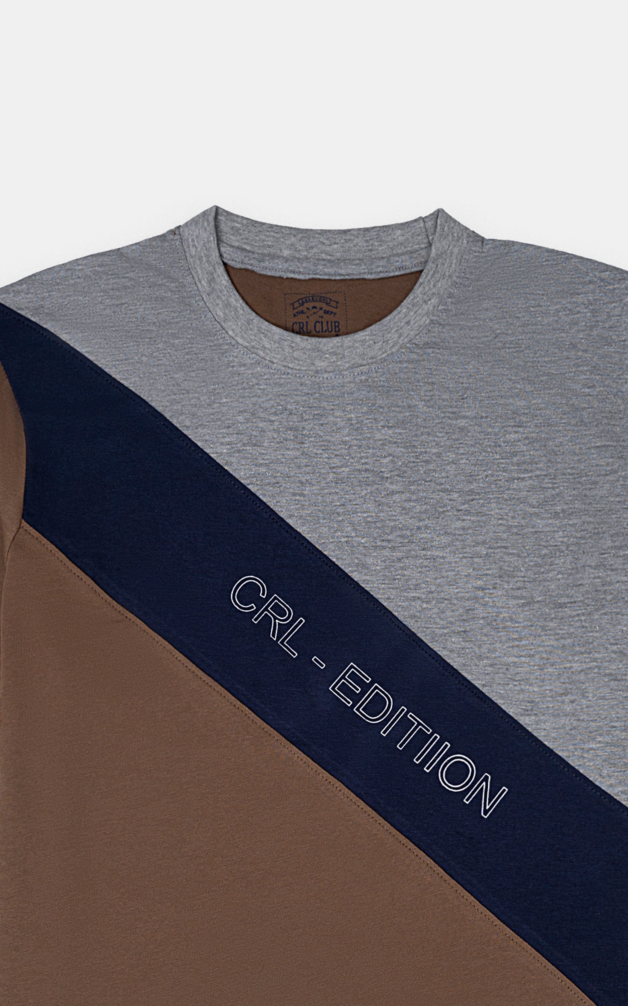 CUT AND SEW T-SHIRT KHAKI