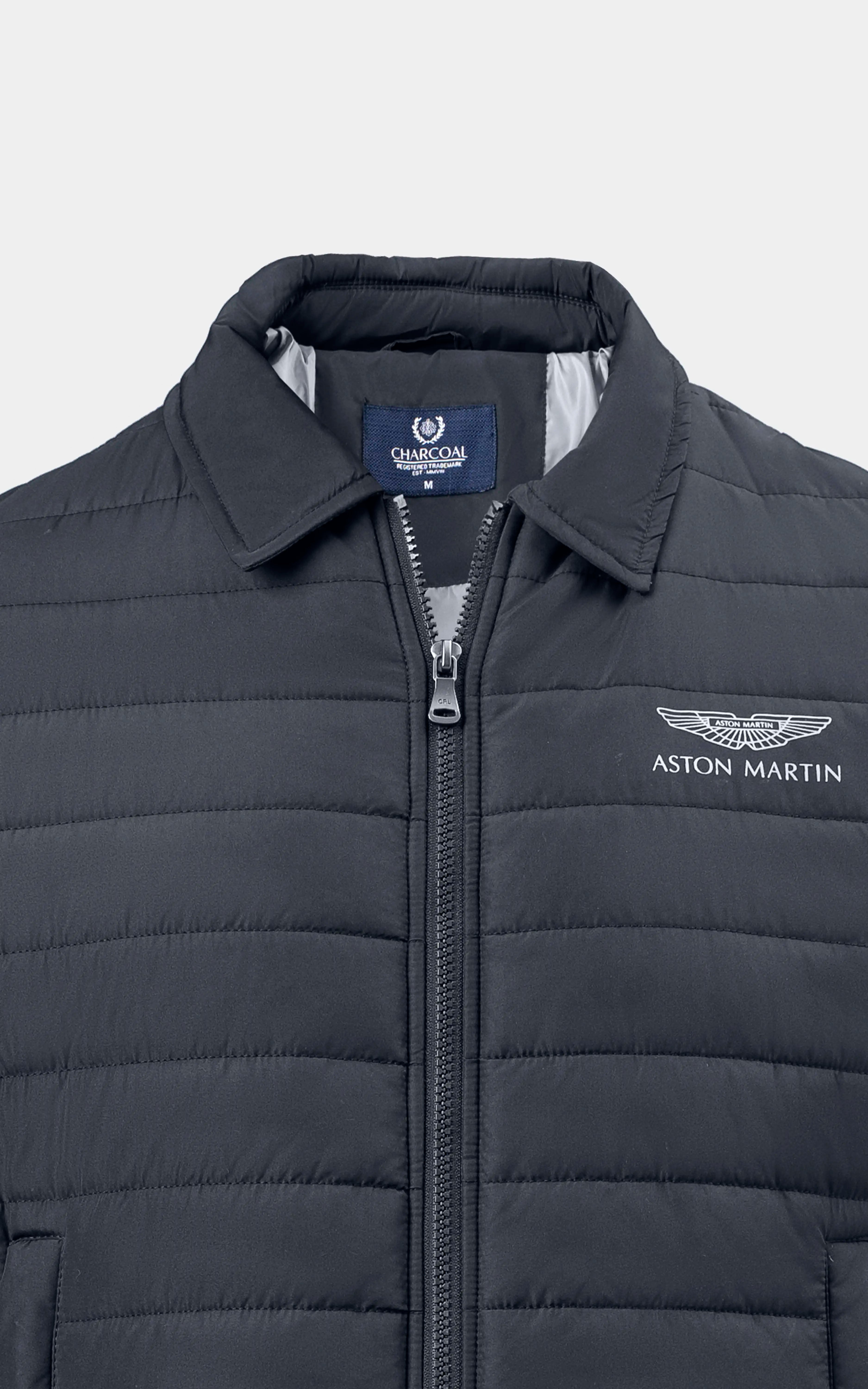 SMART FIT FULLSLEEVE QUILTED JACKET BLACK