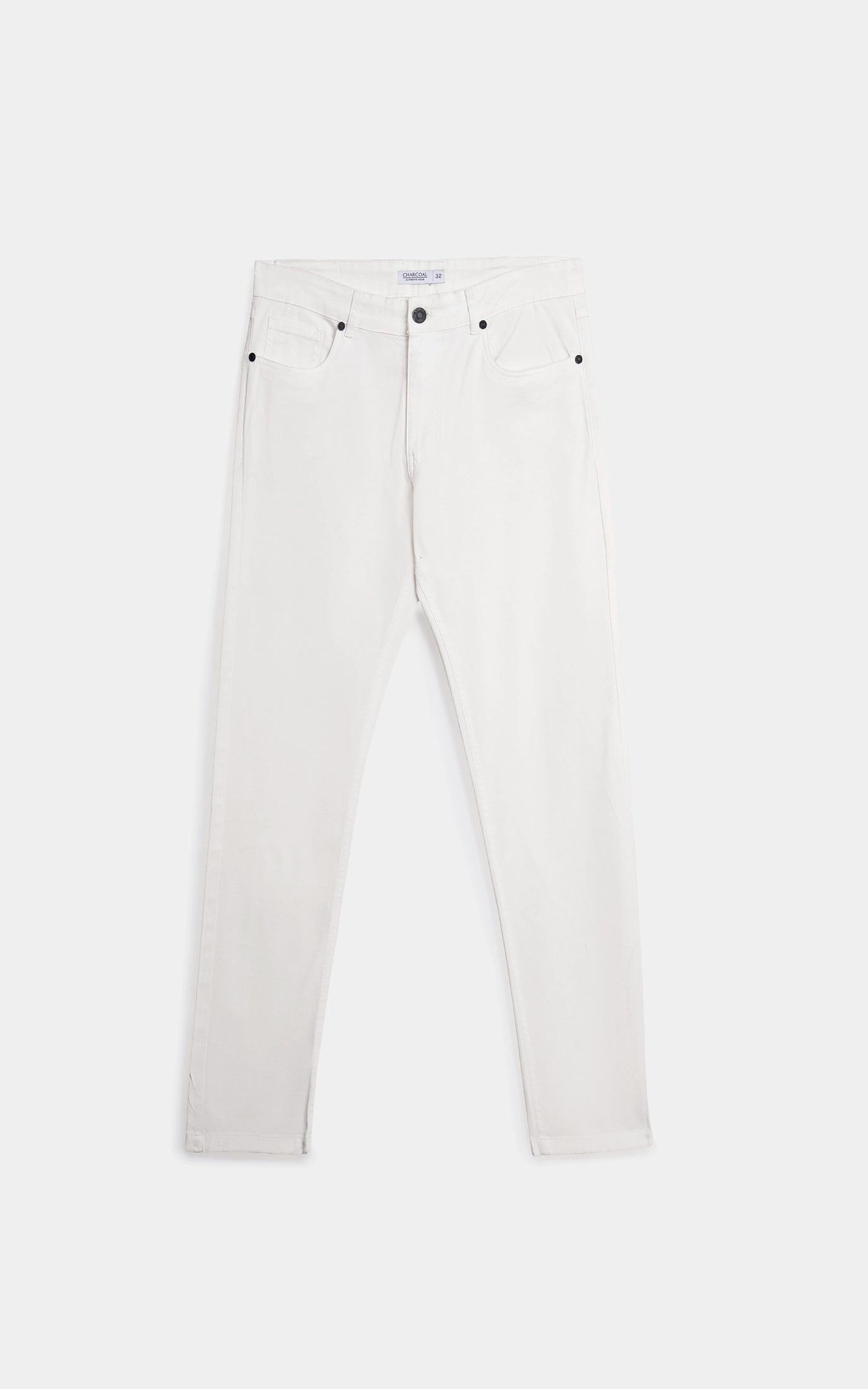 CASUAL PANT STRAIGHT FIT WHITE