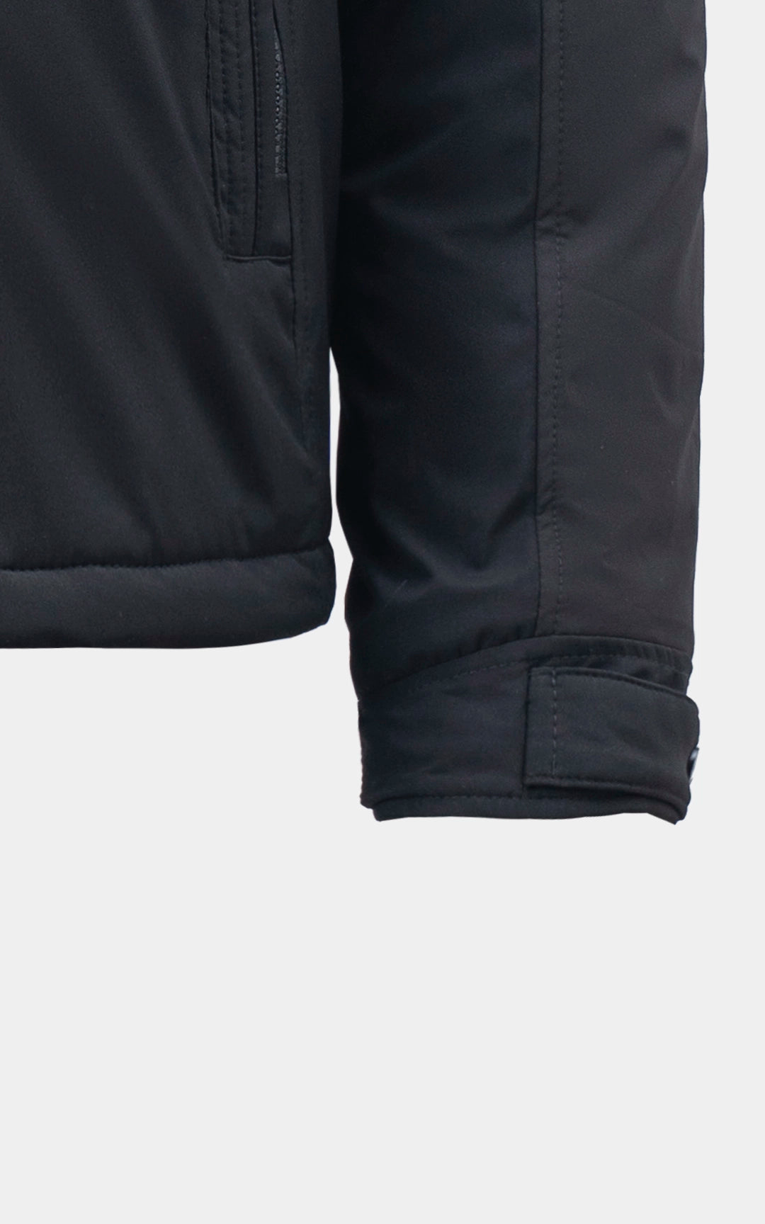 REGULAR FIT FULLSLEEVE PUFFER JACKET BLACK