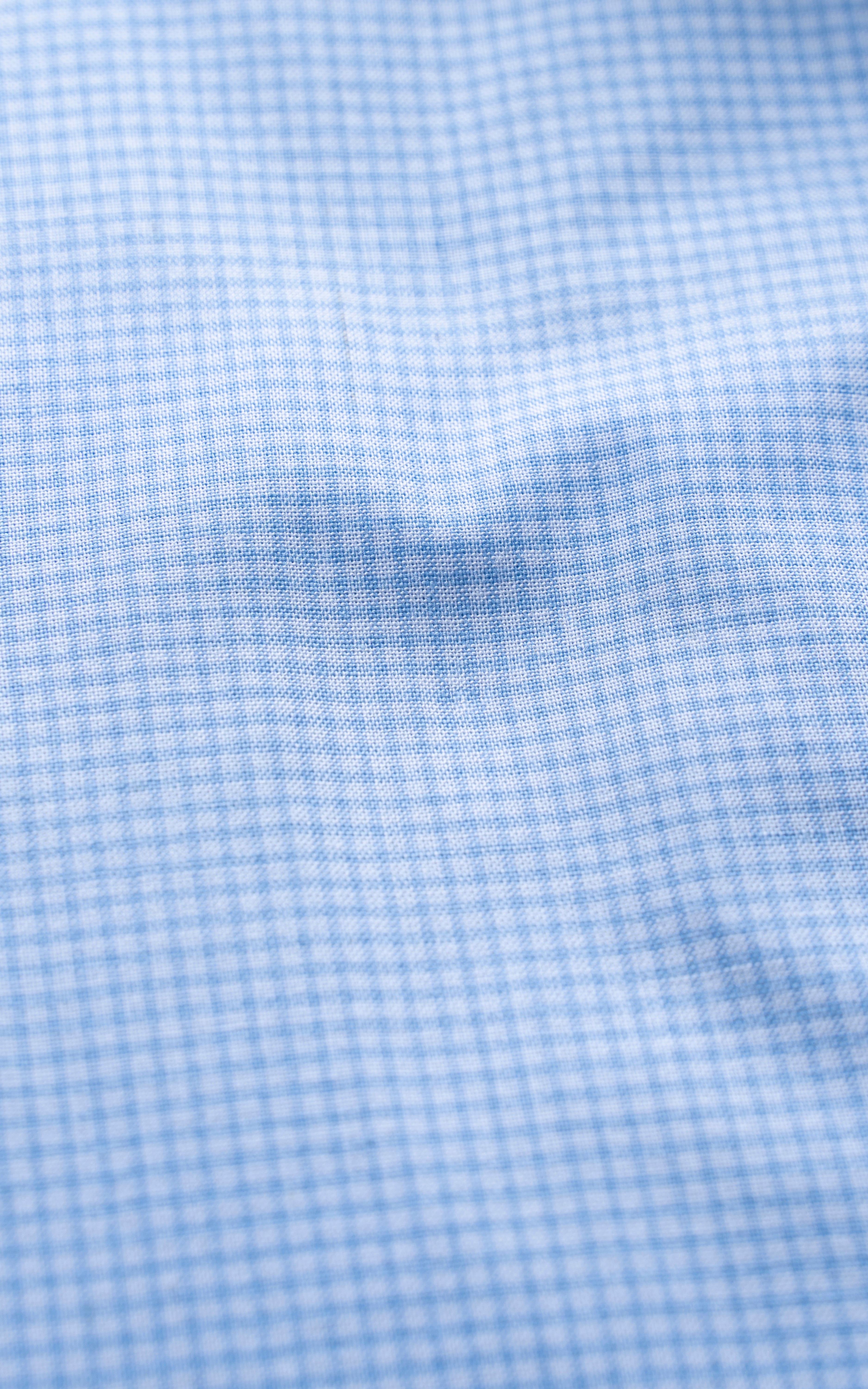 SEMI FORMAL SMART FIT CHECKED SHIRT SKY BLUE