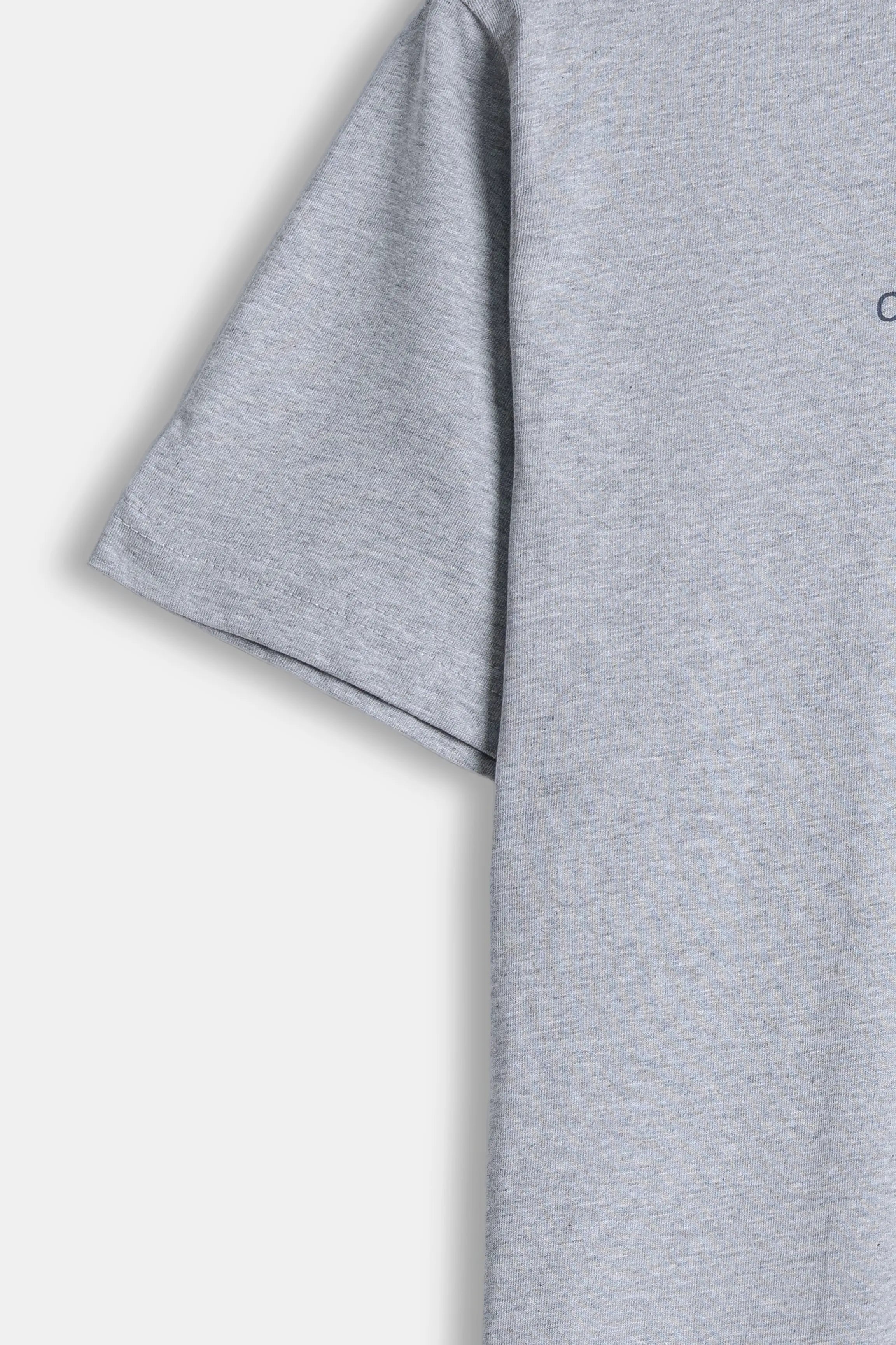 SHORT SLEEEVE GRAPHIC T SHIRT HEATHER GREY