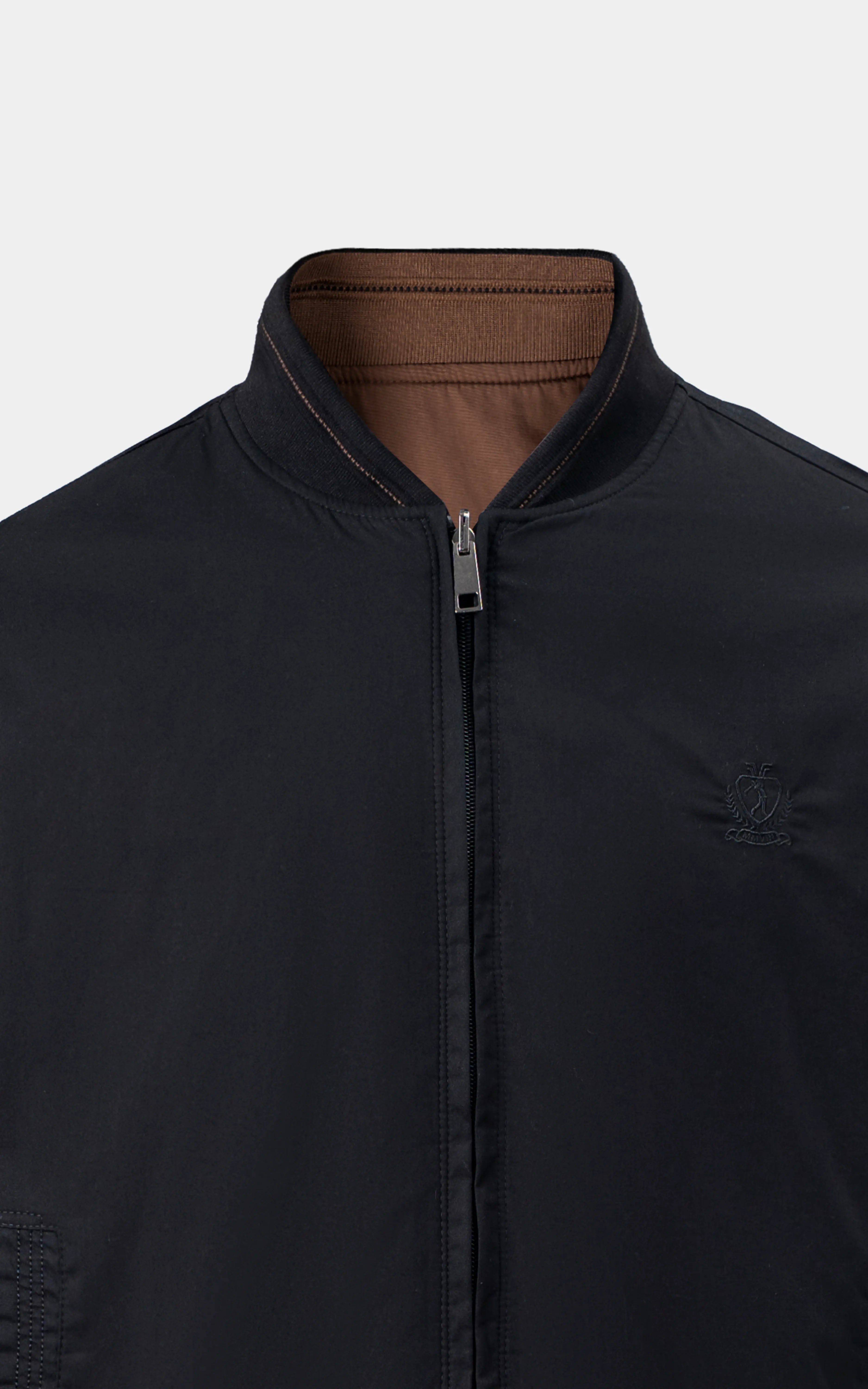 Reversible Bomber jacket Brown Black