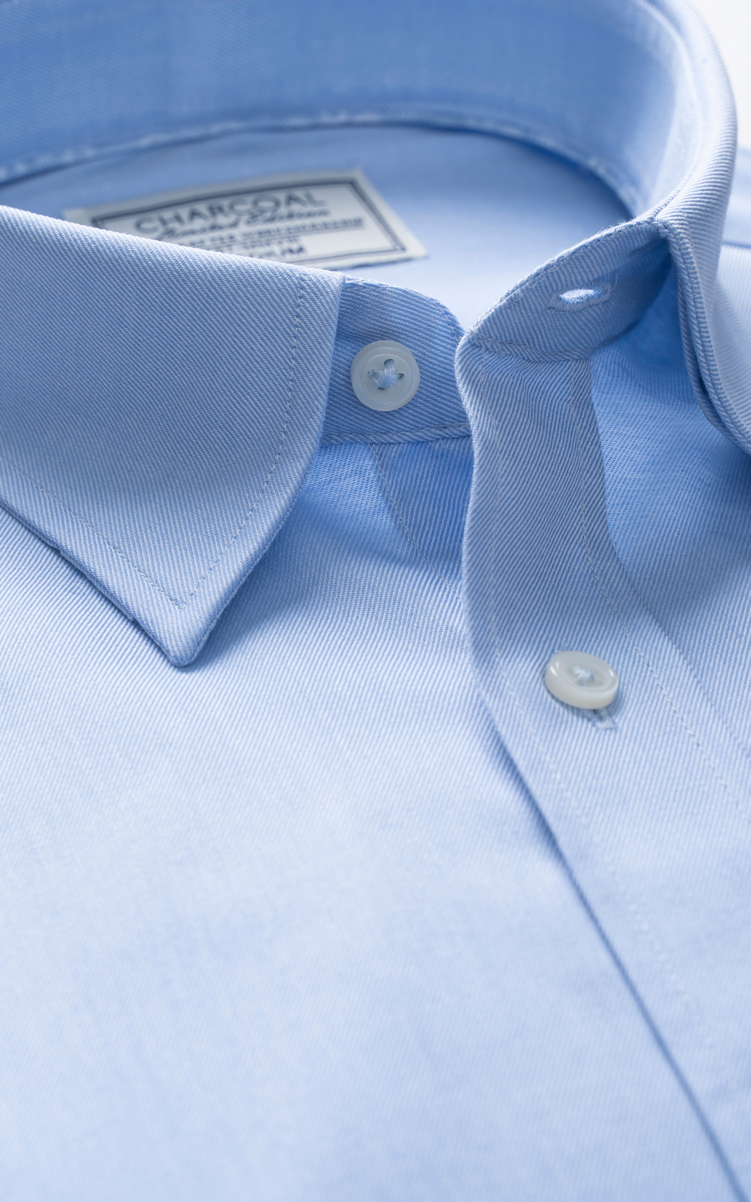 SMART FIT SHIRT SKY SELF TEXTURED
