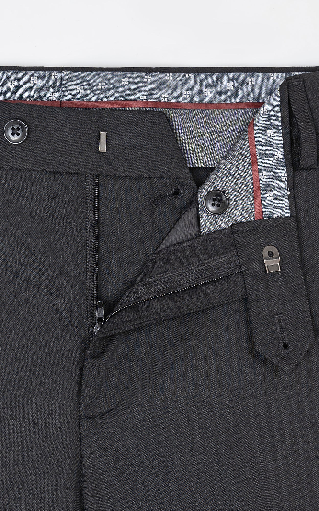 DRESS PANT SLIM FIT BLACK TEXTURE