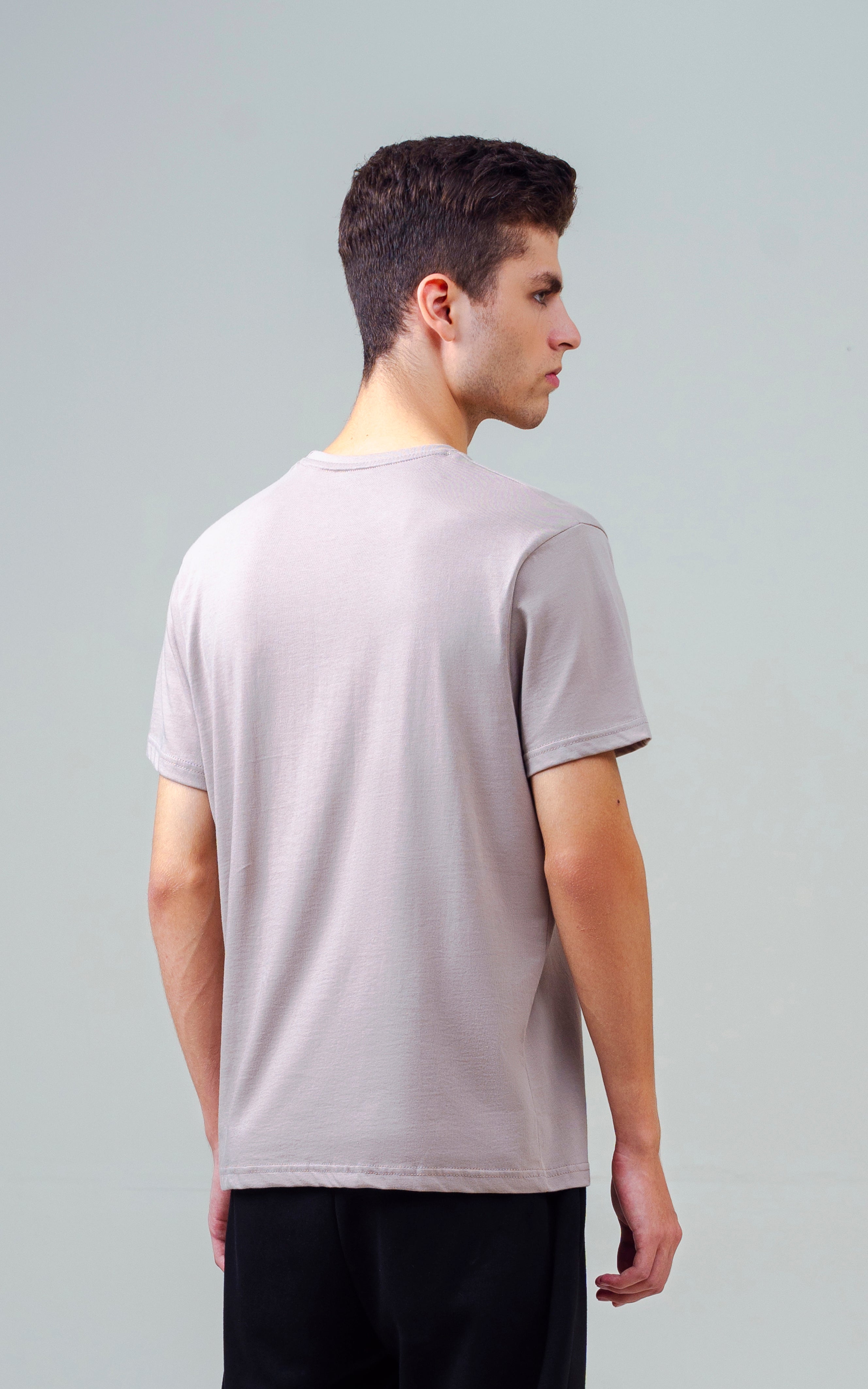 REGULAR FIT GRAPHIC T-SHIRT KHAKI