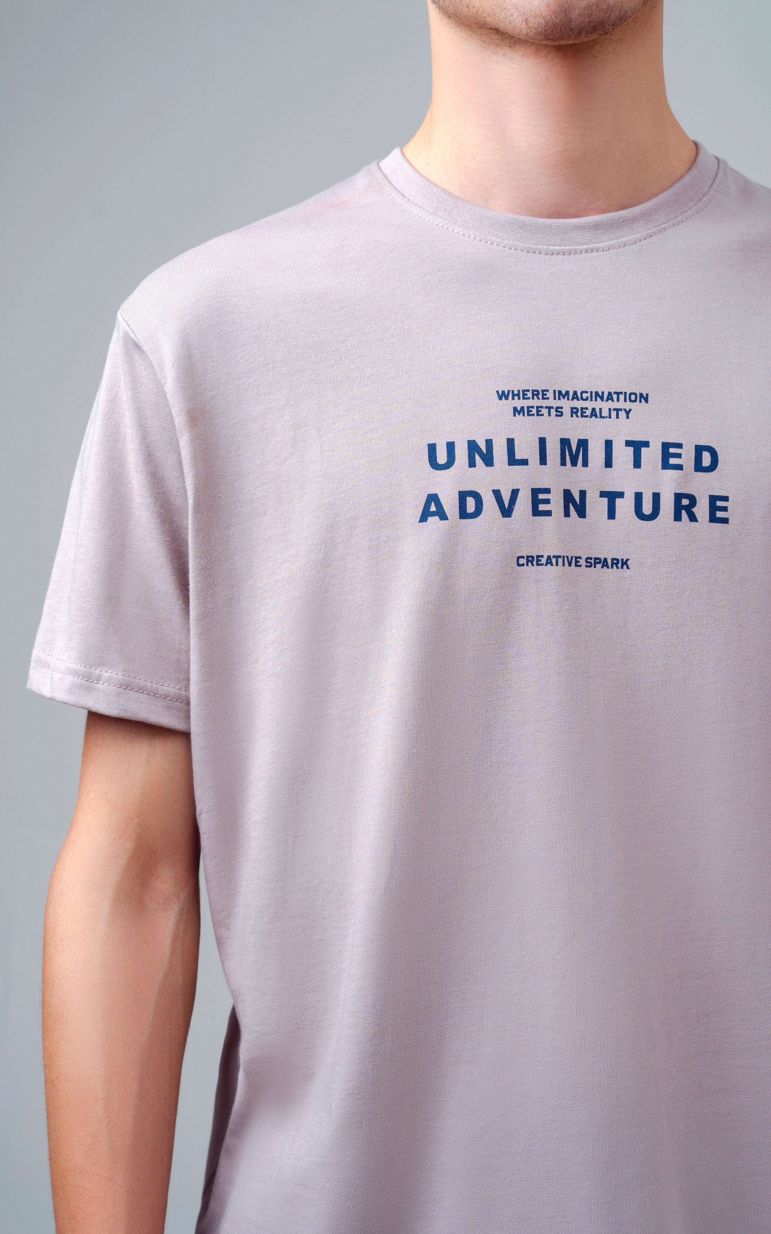 REGULAR FIT GRAPHIC T-SHIRT KHAKI