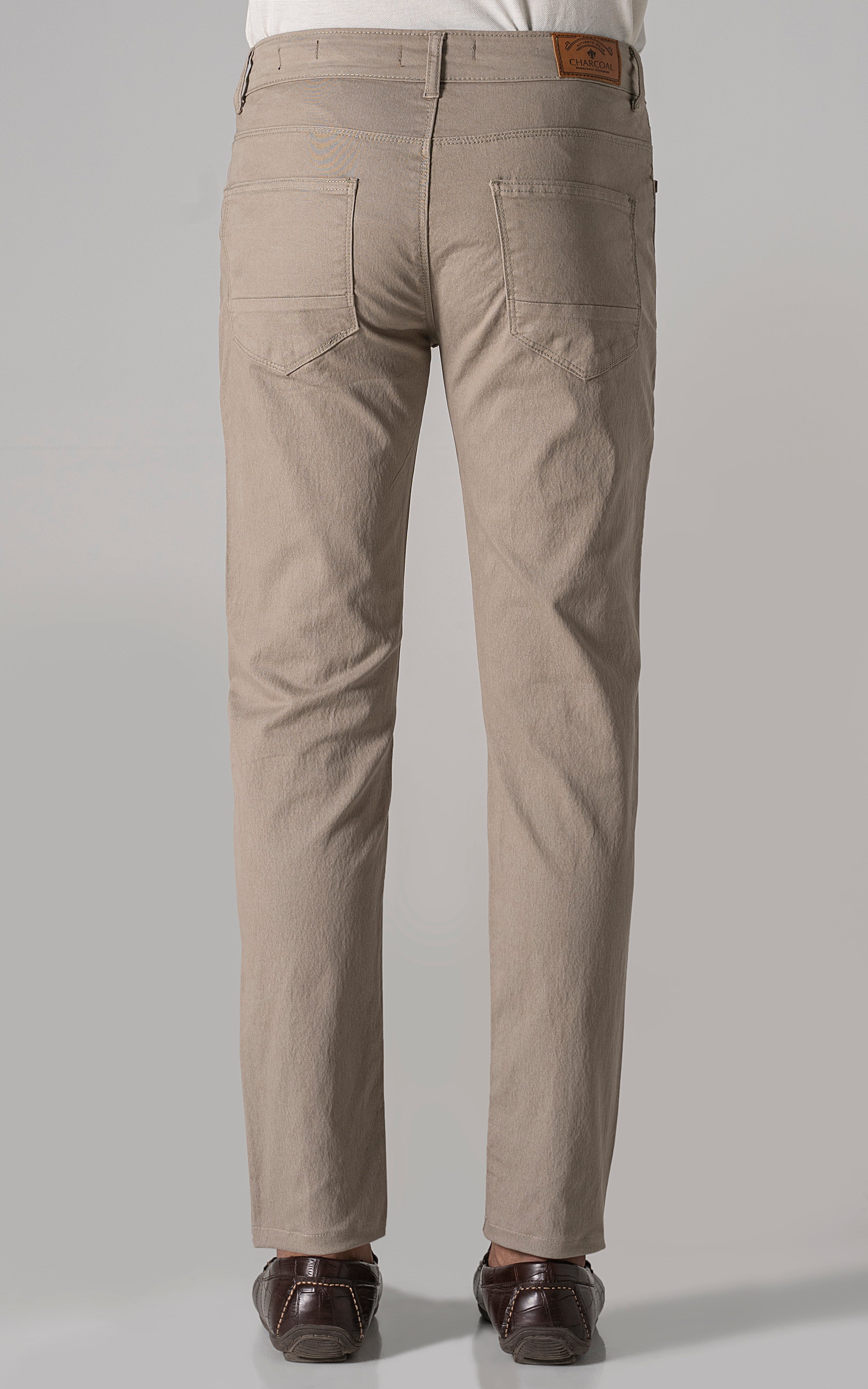 BASIC 5-POCKET MELANGE PANT LIGHT KHAKI