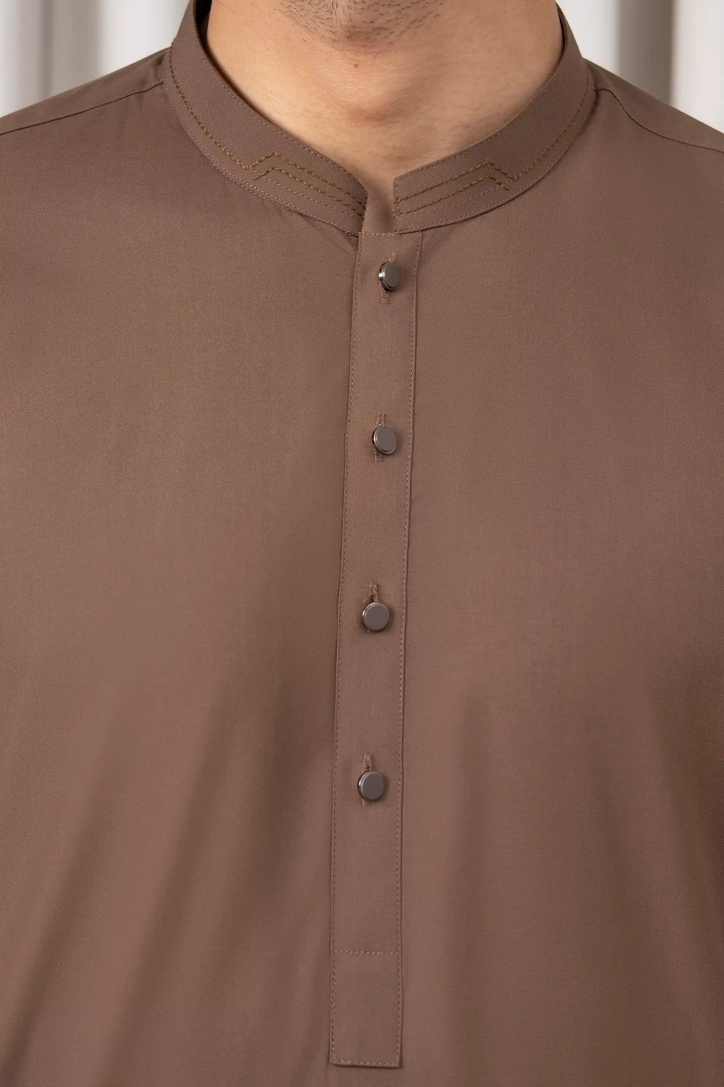 BLENDED KAMEEZ SHALWAR - PREMIUM COLLECTION BROWN