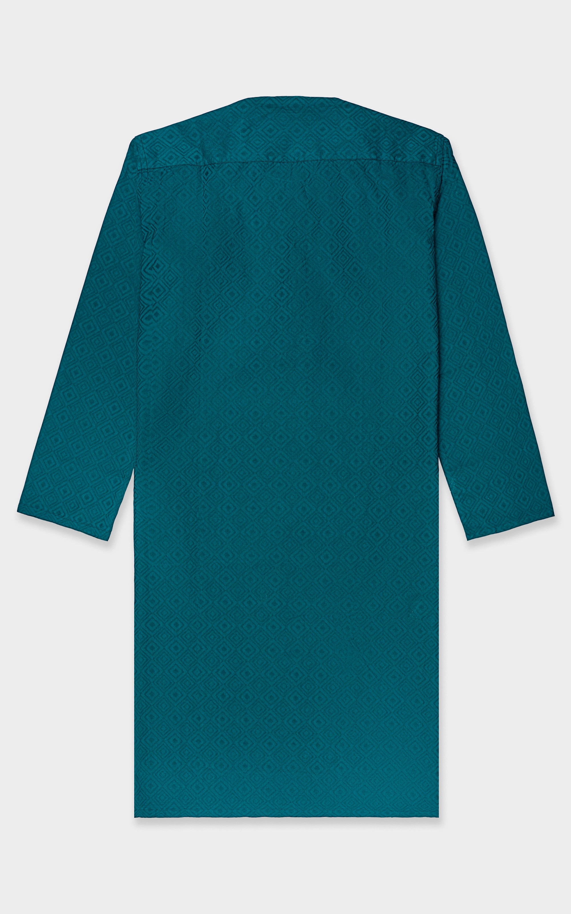 KURTA BAN COLLAR TURQUOISE