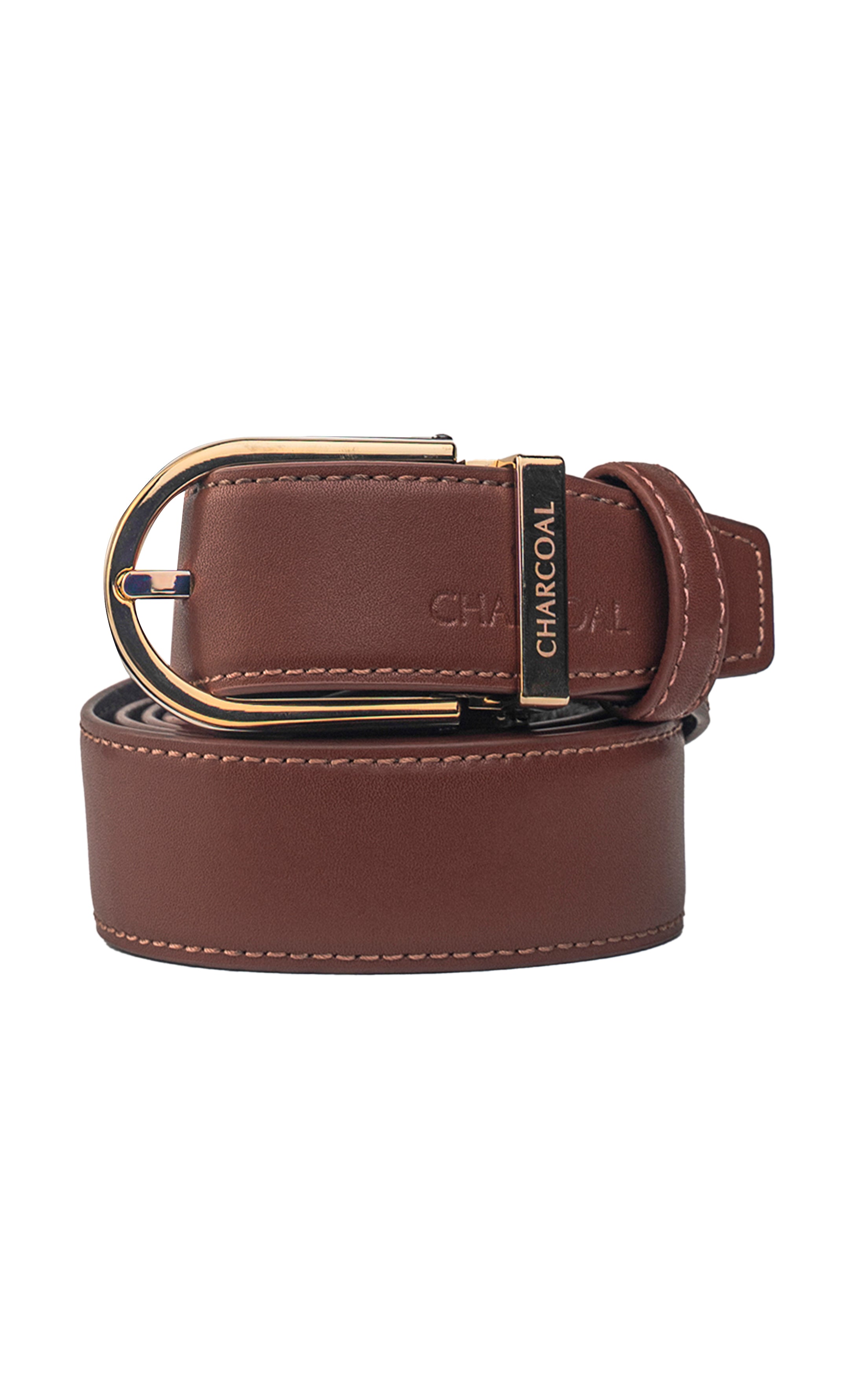 Plain Formal Belt Brown