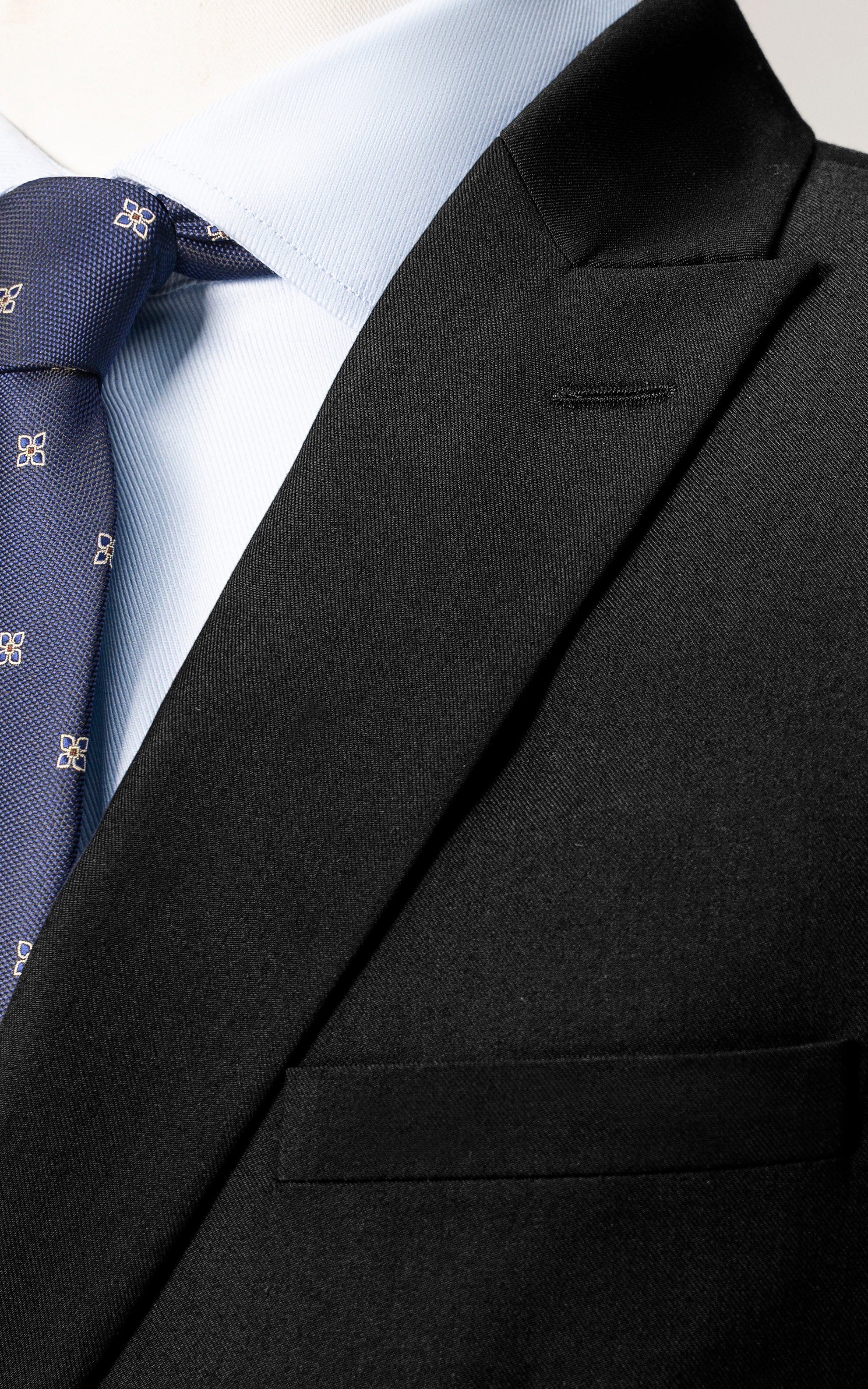 2 PIECE SUIT DOUBLE BREASTED BLACK