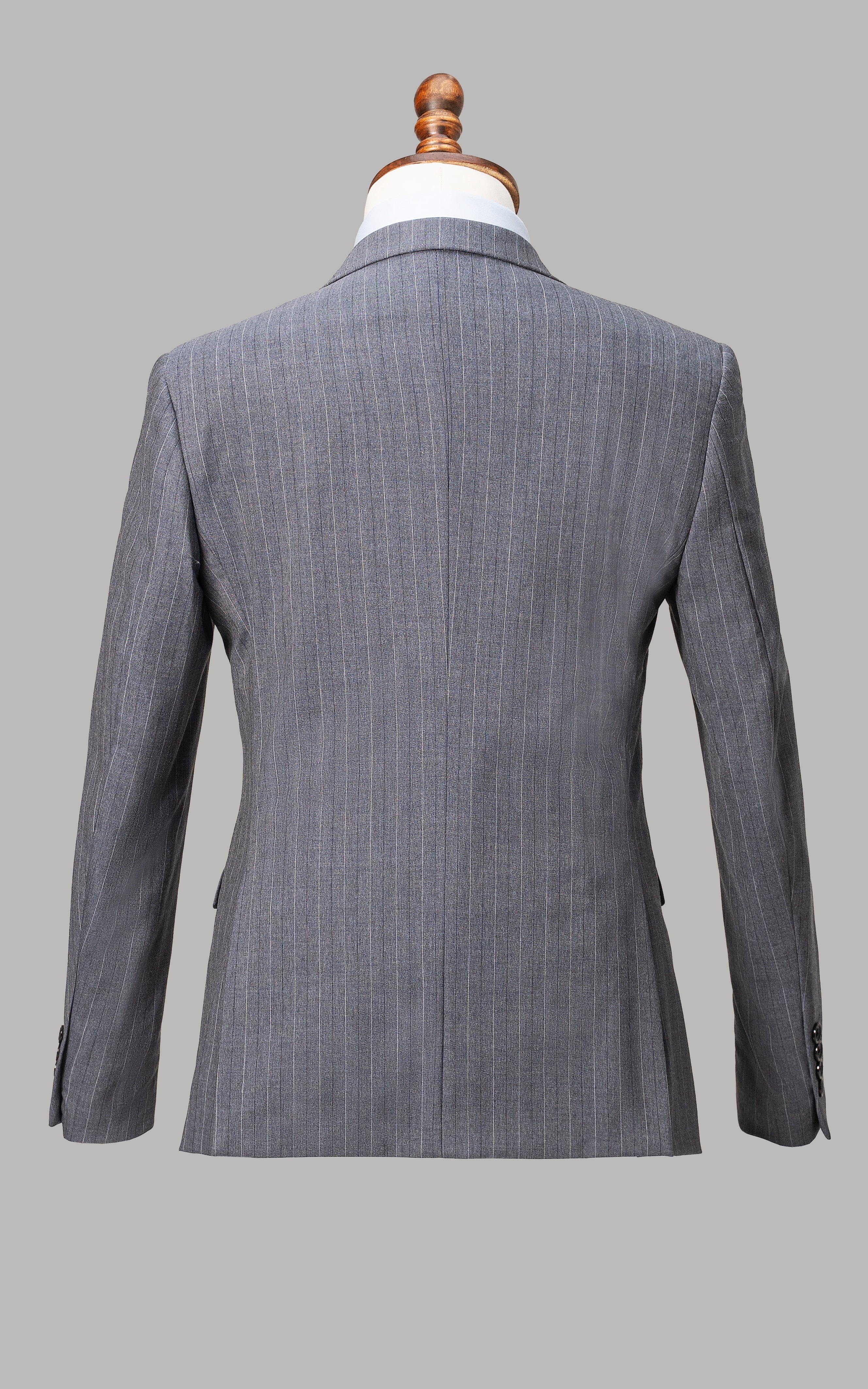 2 PIECE SUIT BLUE GREY