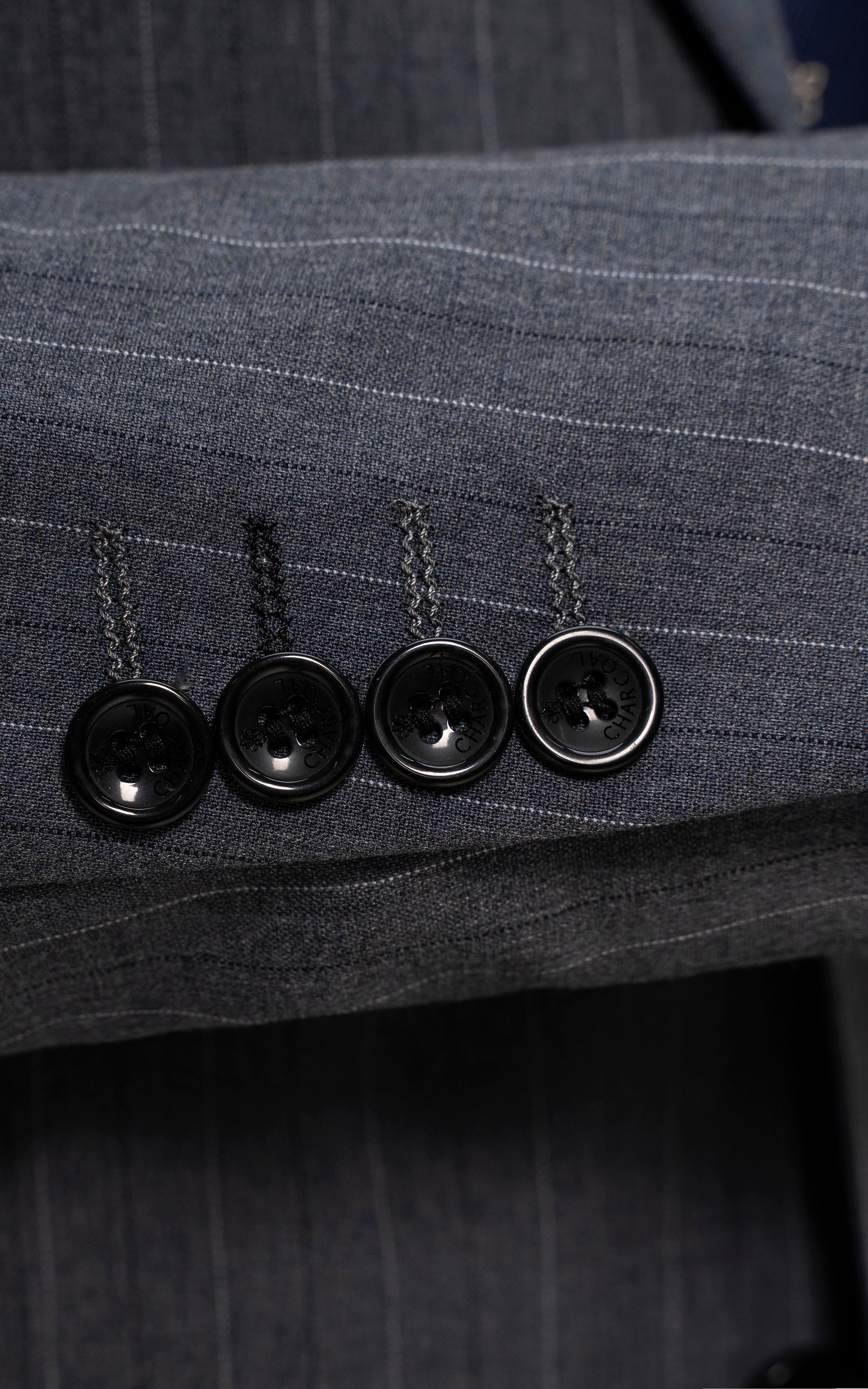2 PIECE SUIT BLUE GREY
