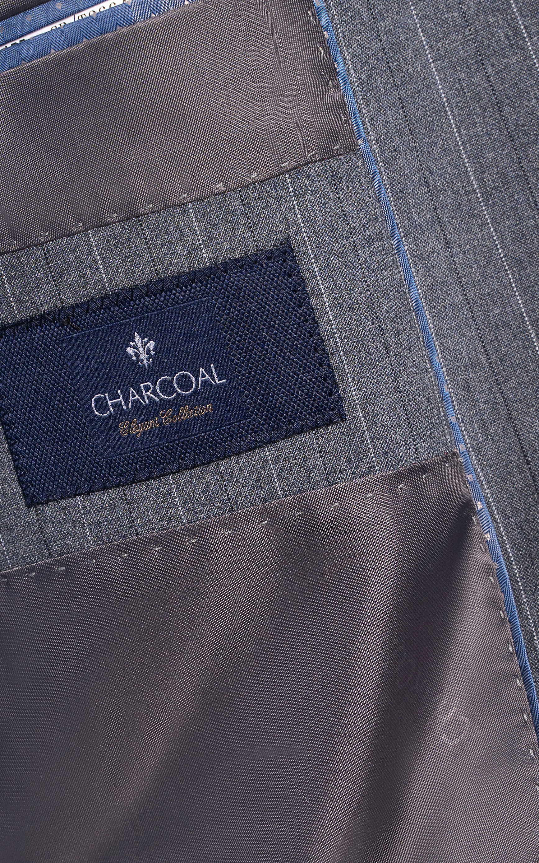 2 PIECE SUIT BLUE GREY