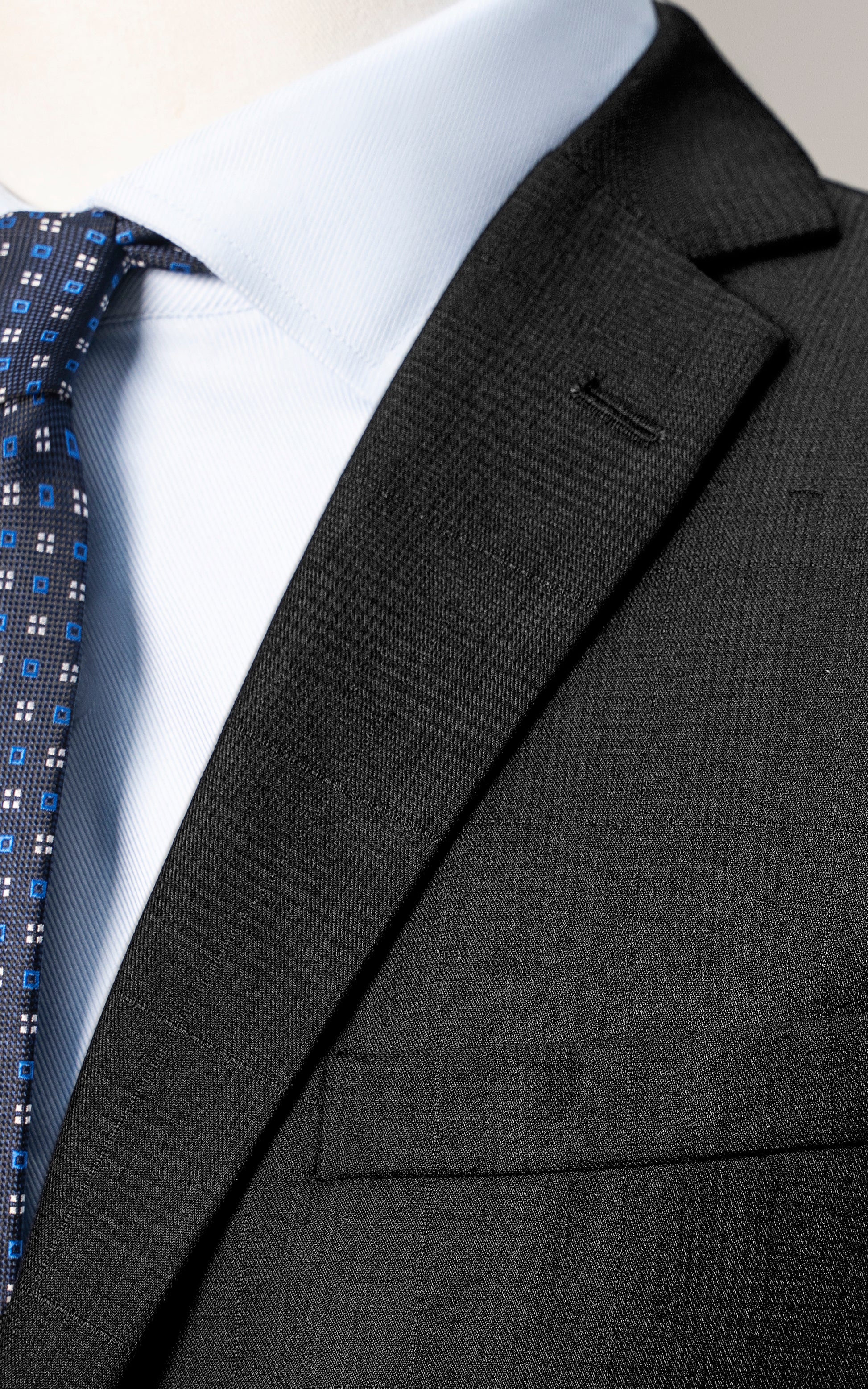 SLIM FIT 2 PIECE SUIT BLACK