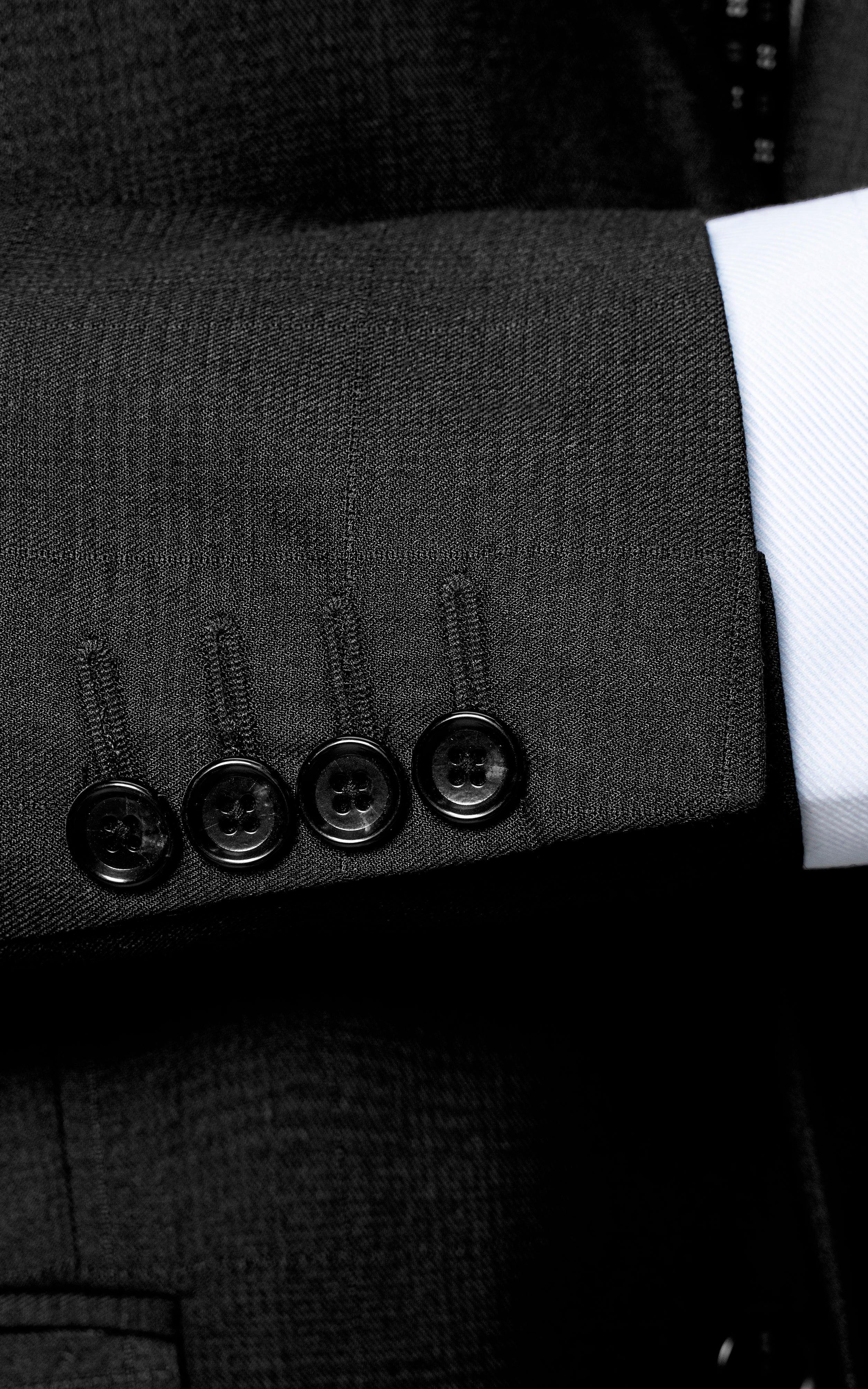 SLIM FIT 2 PIECE SUIT BLACK