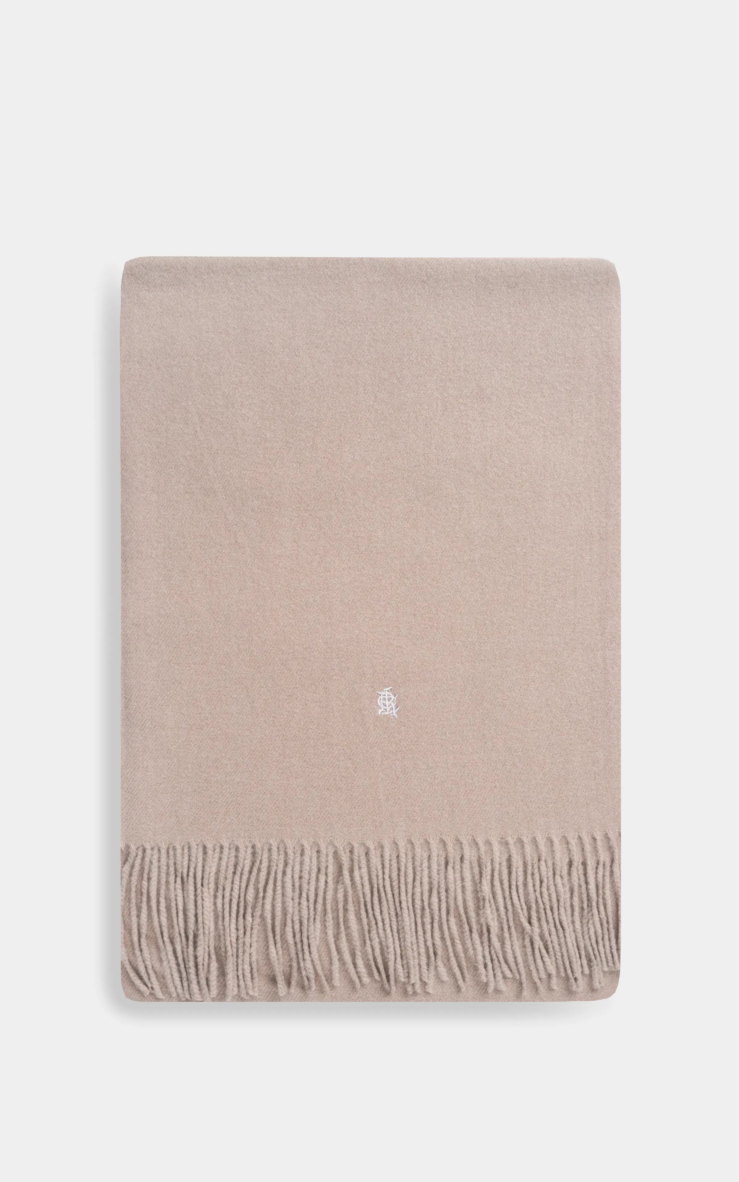 PLAIN EMBROIDERY SCARF