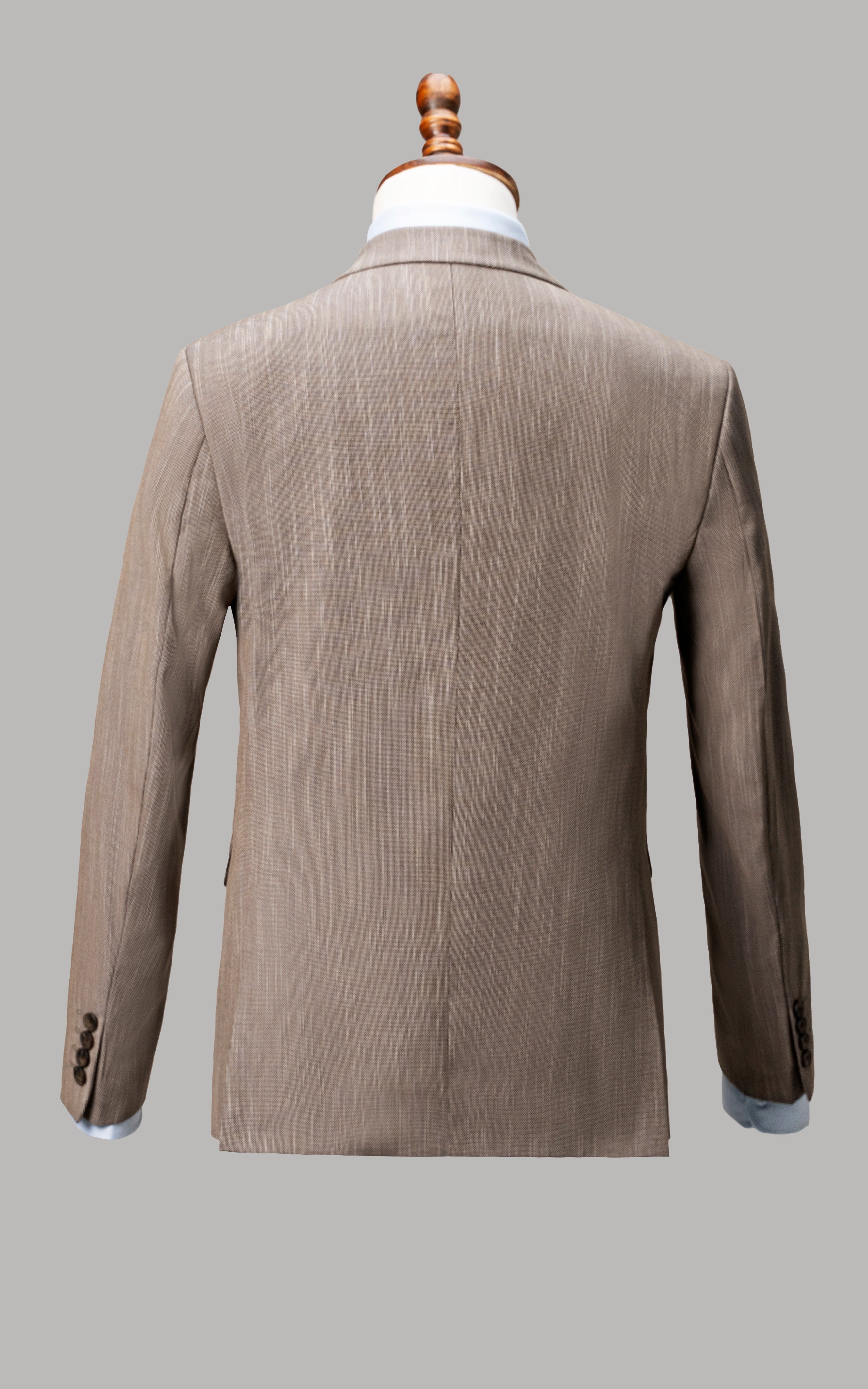 SLIM FIT 2 PIECE SUIT BROWN