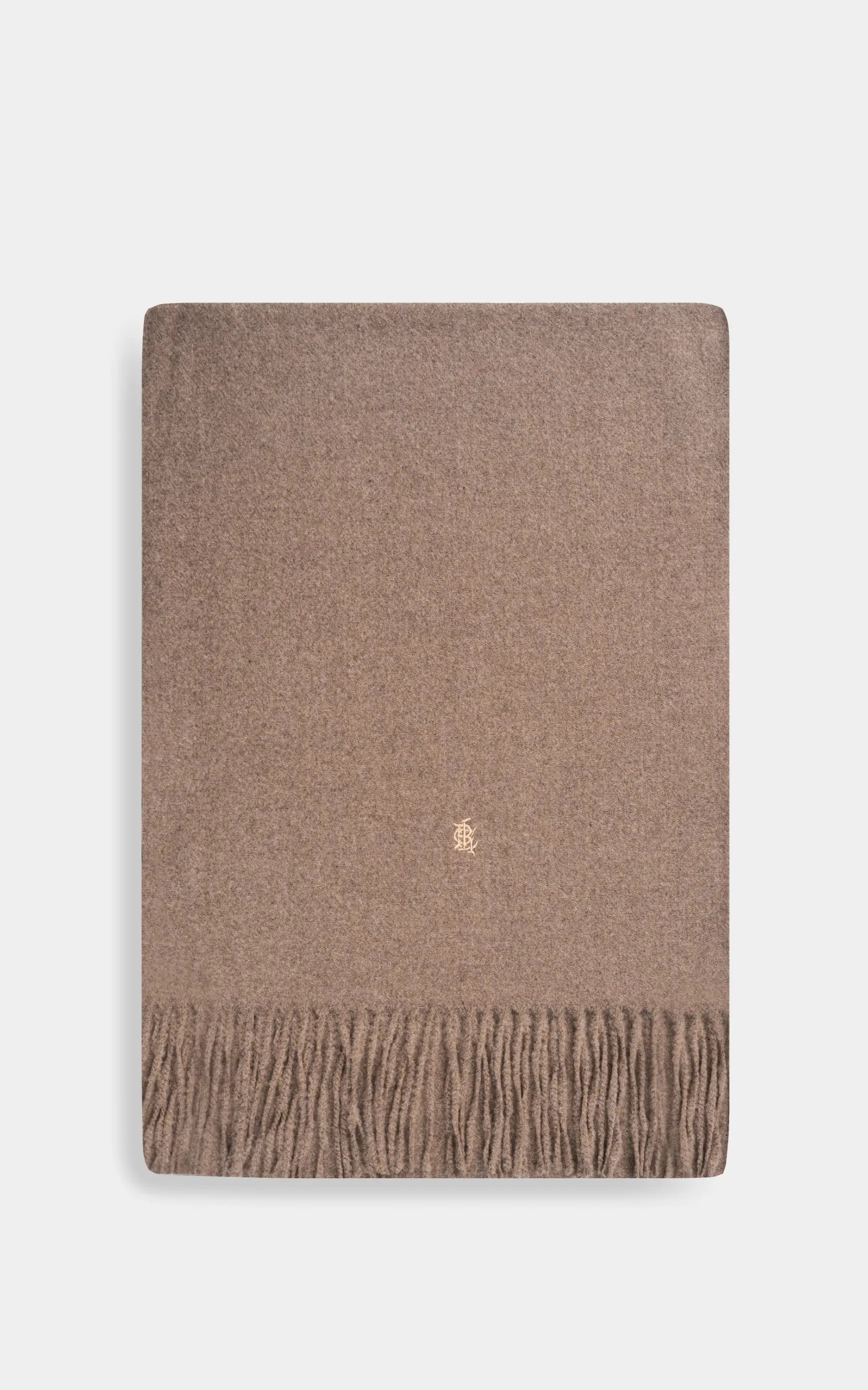 PLAIN EMBROIDERY SCARF