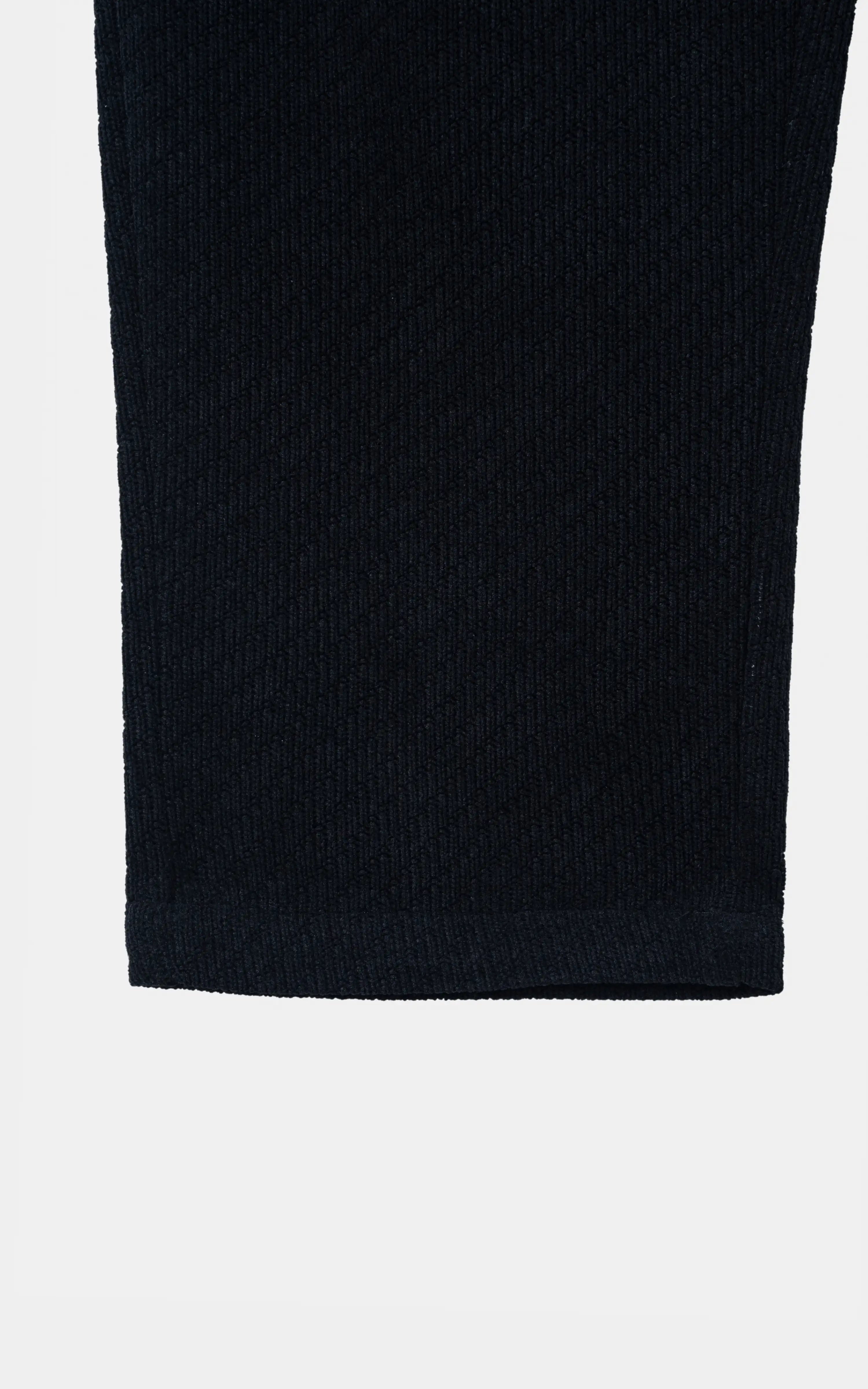JACQUARD KNIT CASUAL TROSUER BLACK