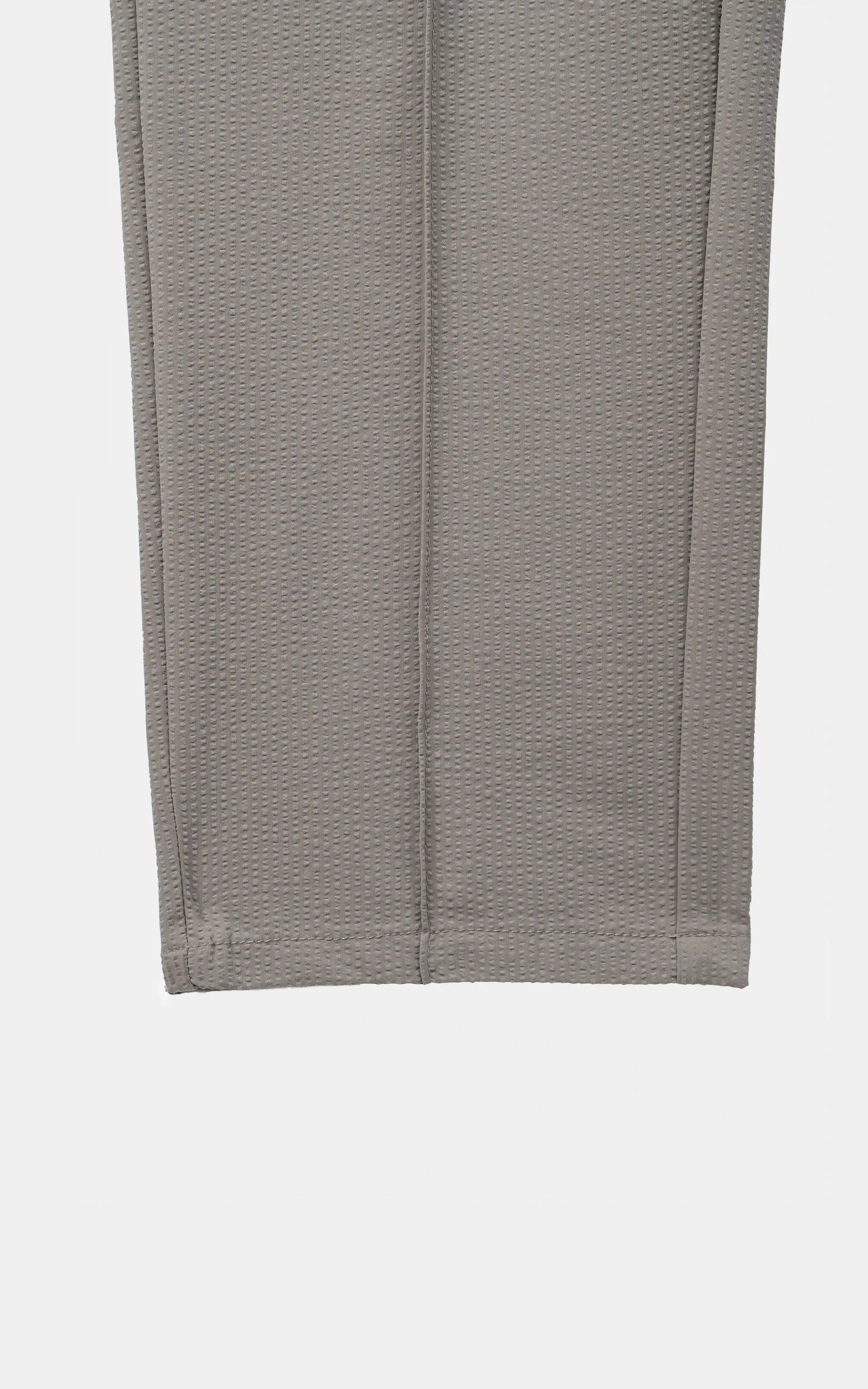 SEERSUCKER CASUAL TROUSER PISTACHIO