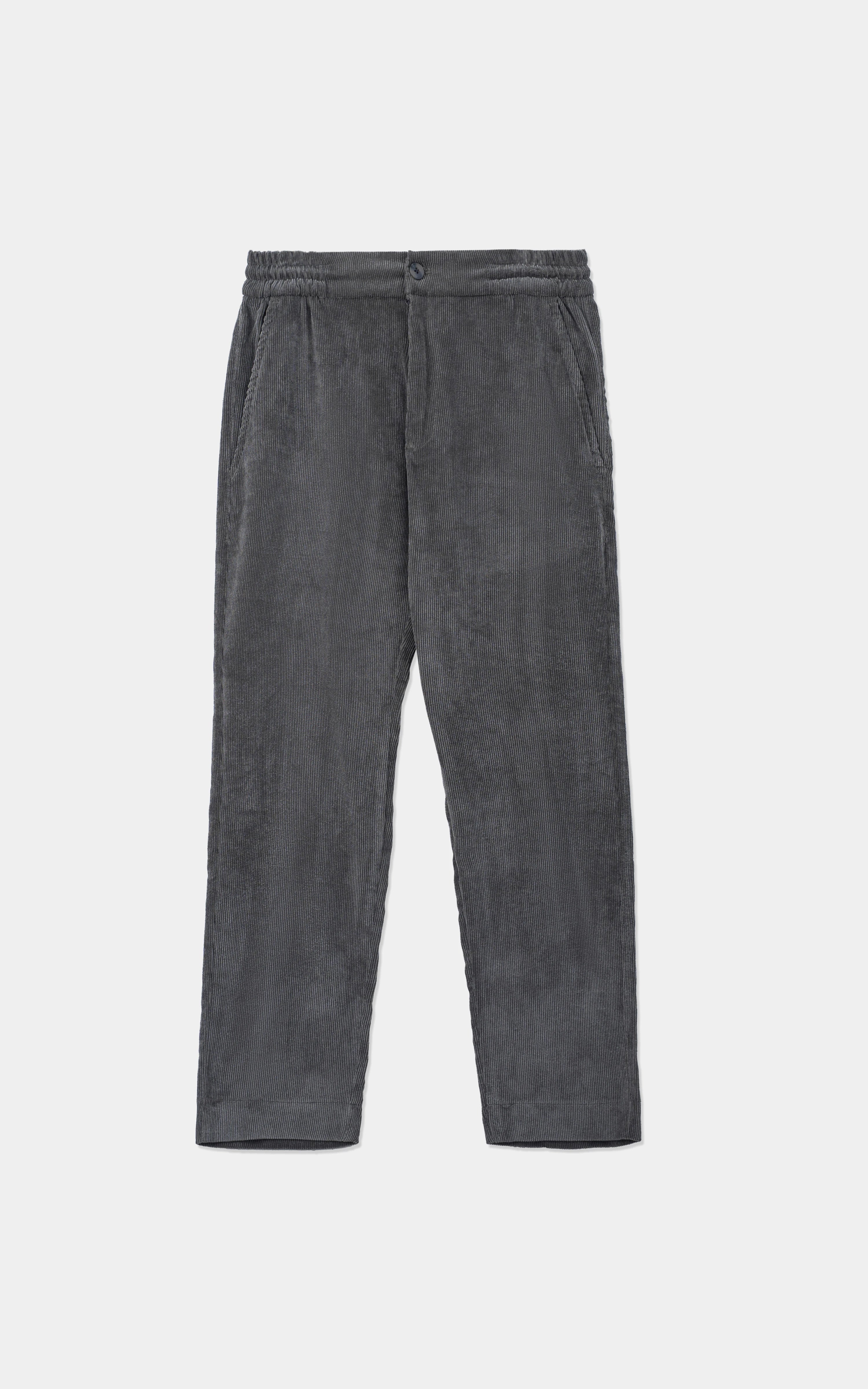 SMART FIT CORDUROY JOGGER TROUSER OLIVE