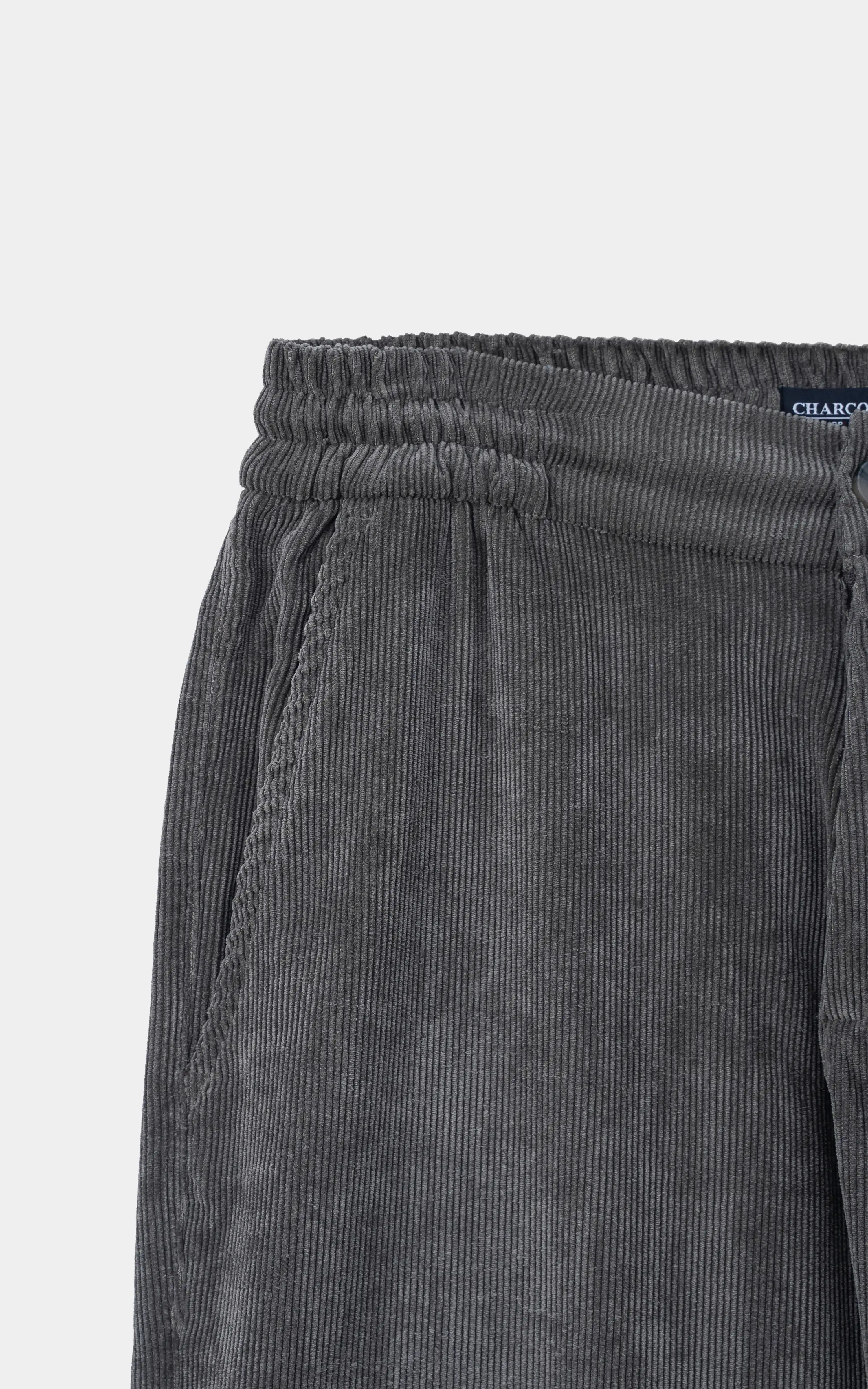 SMART FIT CORDUROY JOGGER TROUSER OLIVE