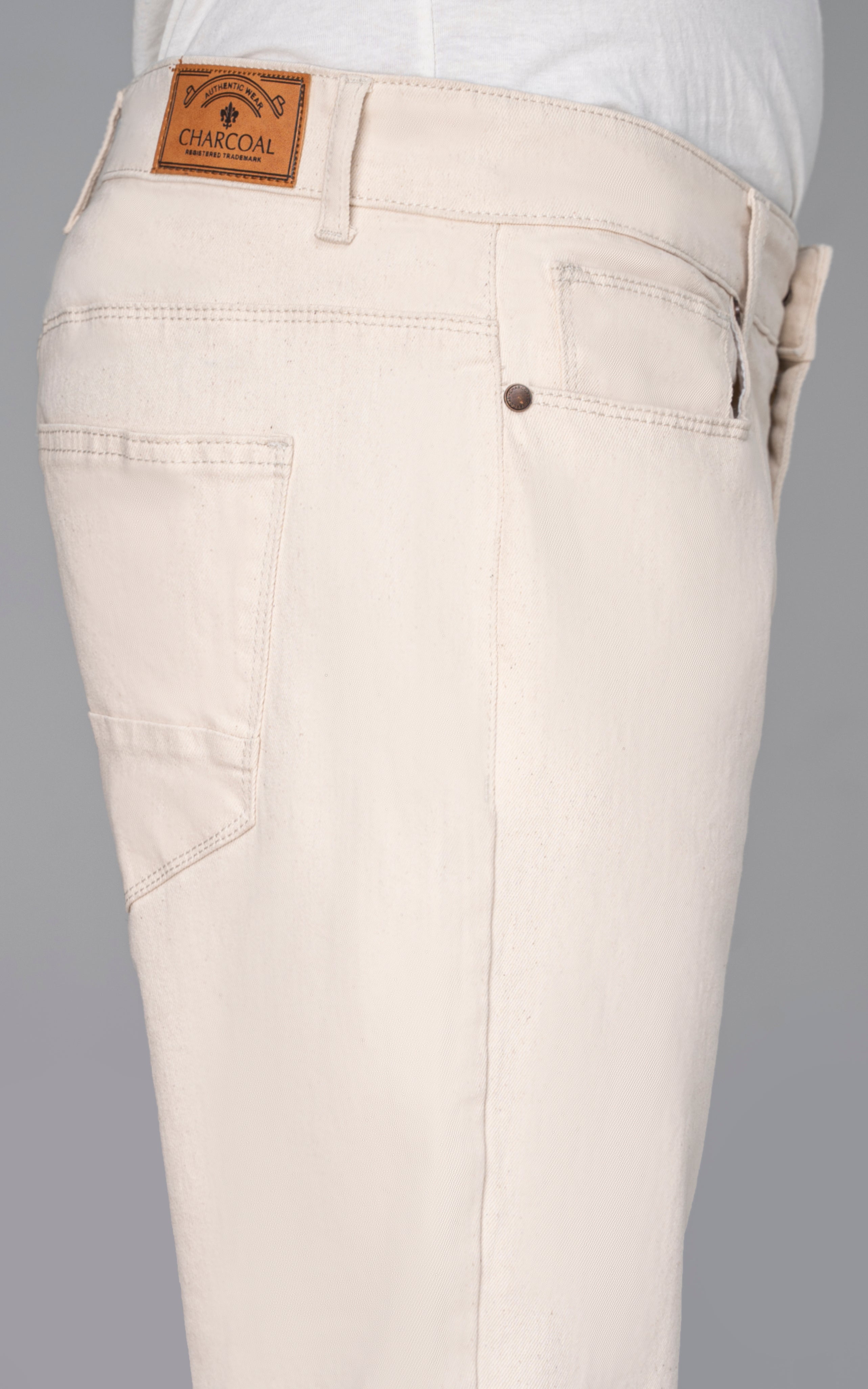 CASUAL PANT 5 POCKET ECRU