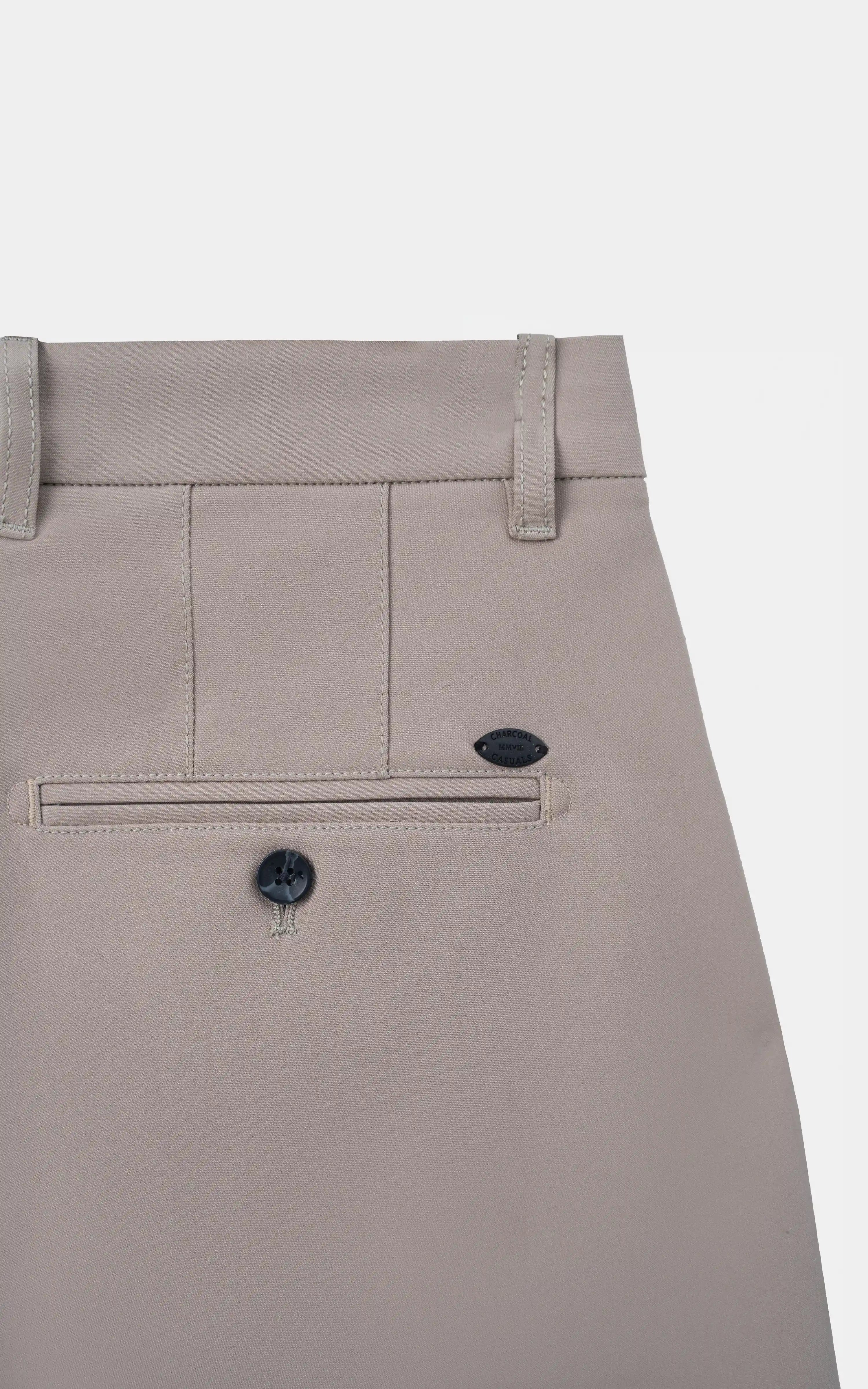 PLAIN SMART FIT PANT KHAKI