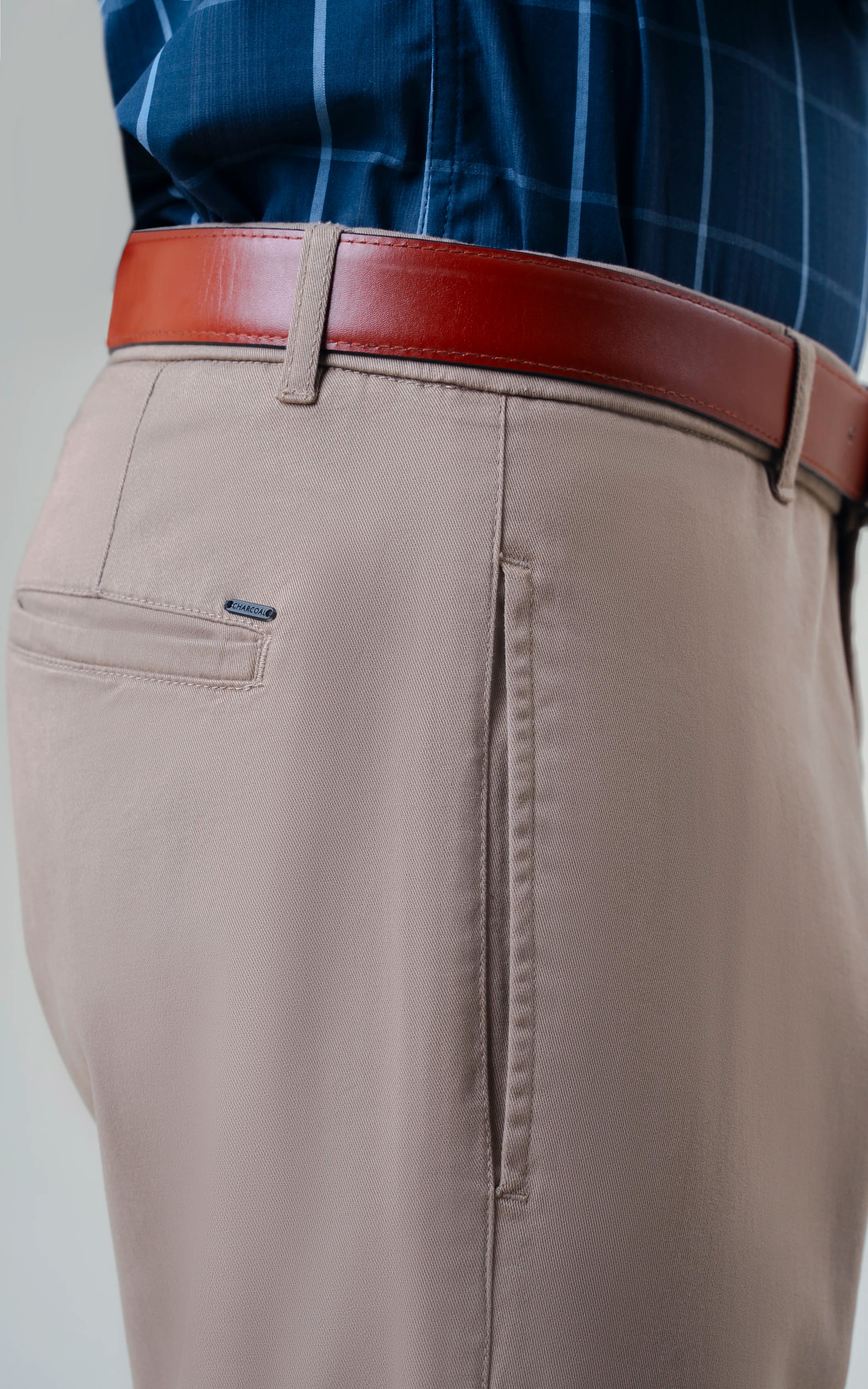 TWILL SMART FIT CASUAL PANT KHAKI