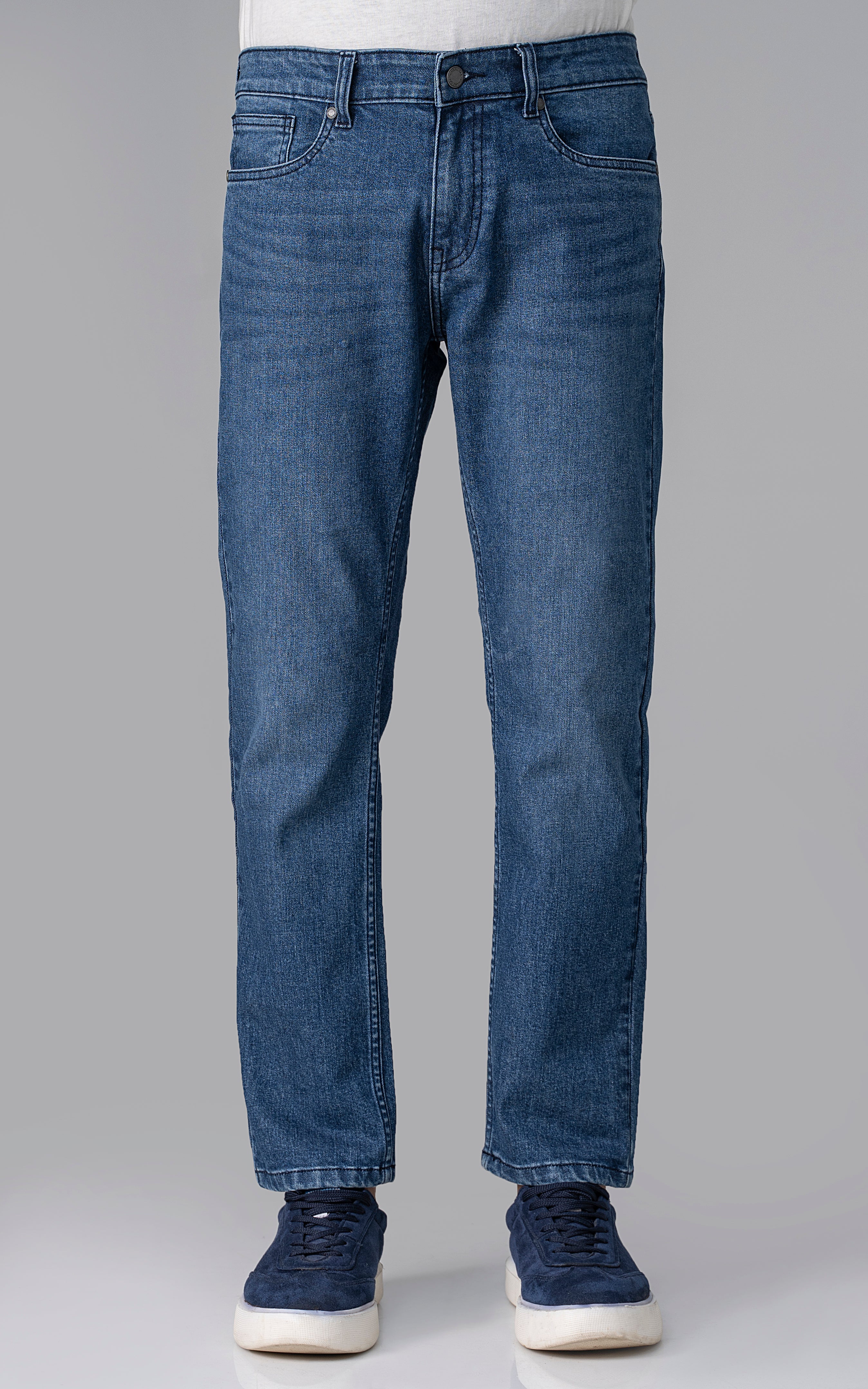 JEAN STRAIGHT FIT MID BLUE