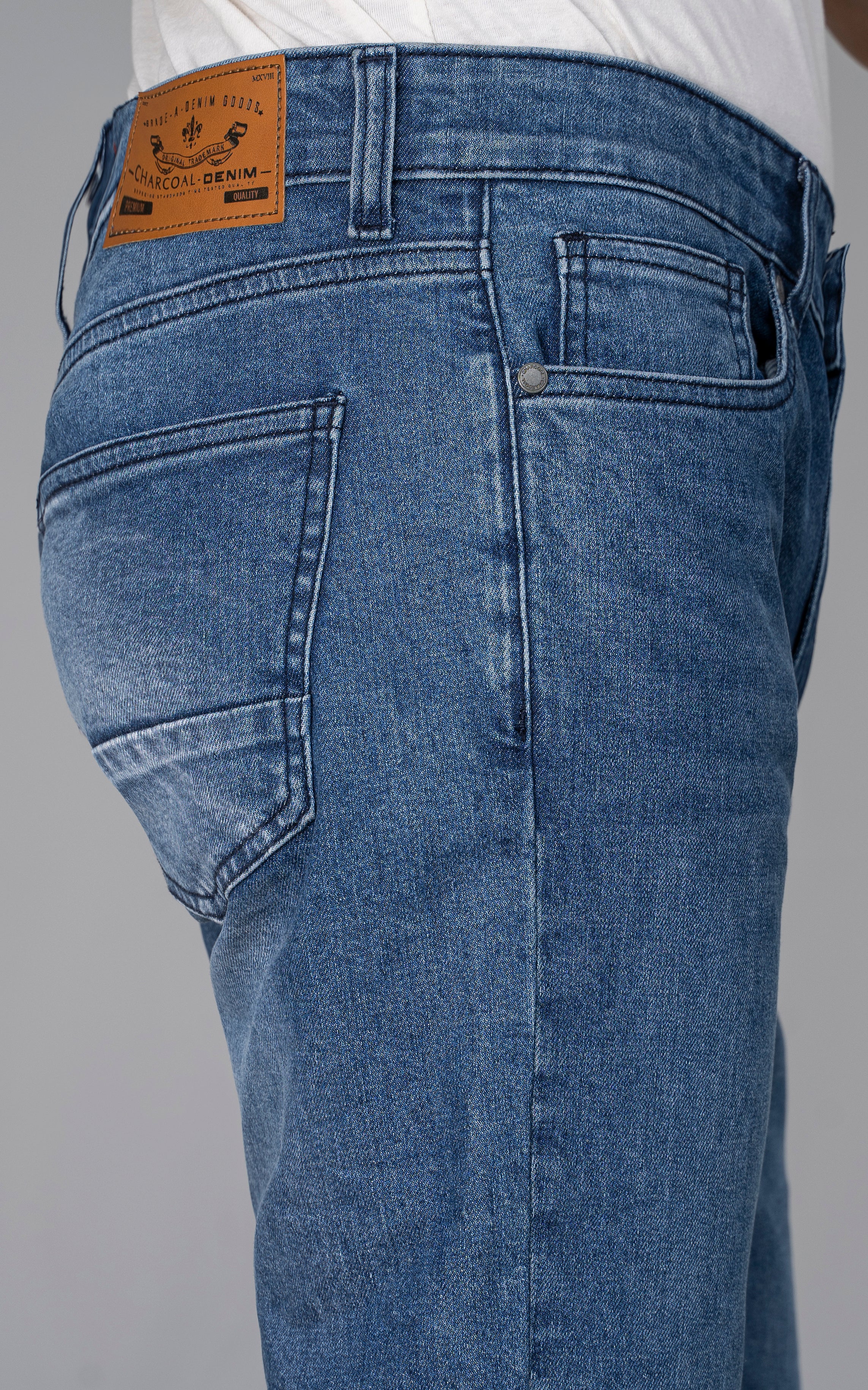JEAN STRAIGHT FIT MID BLUE