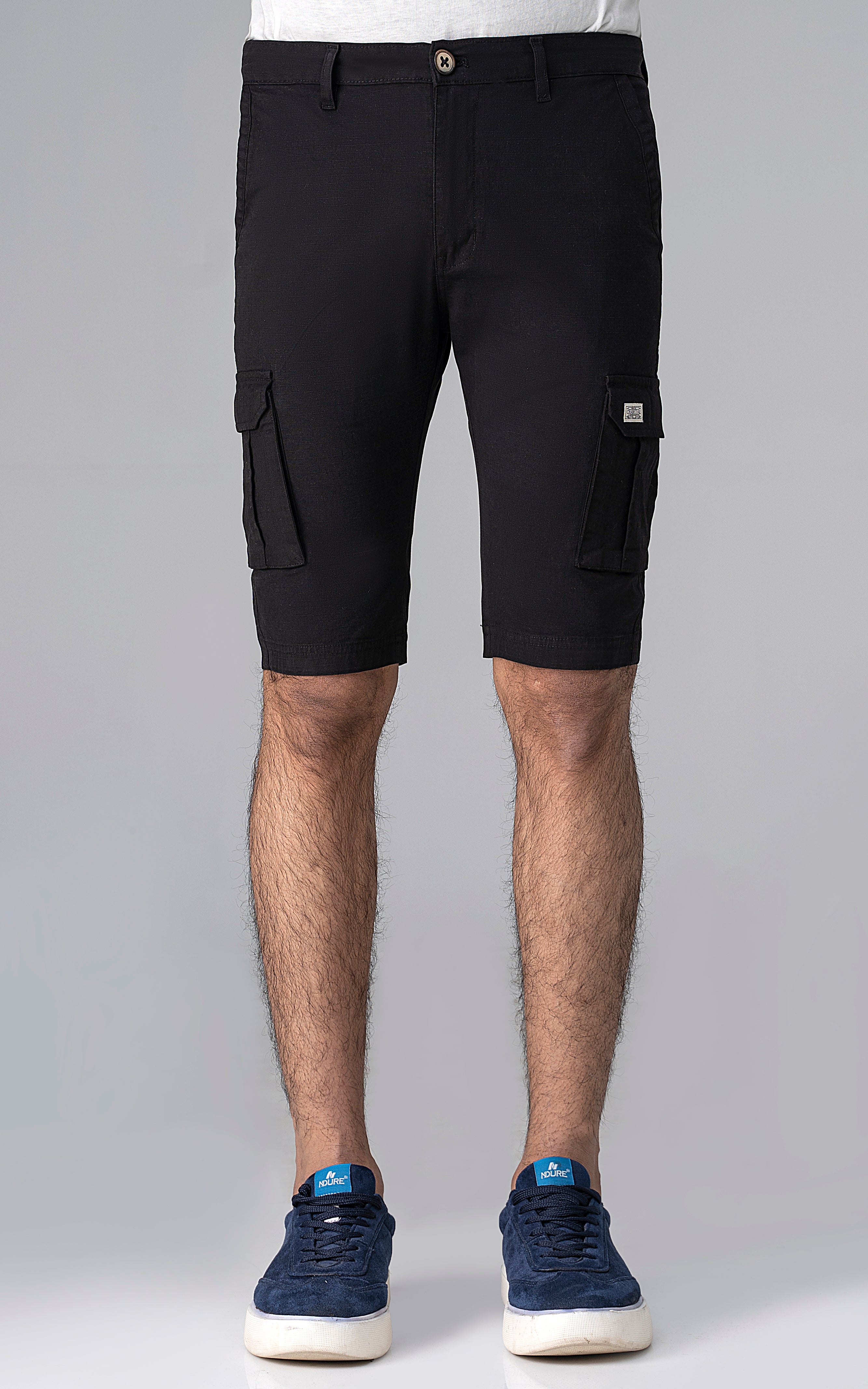 RIPSTOP CARGO SHORTS BLACK