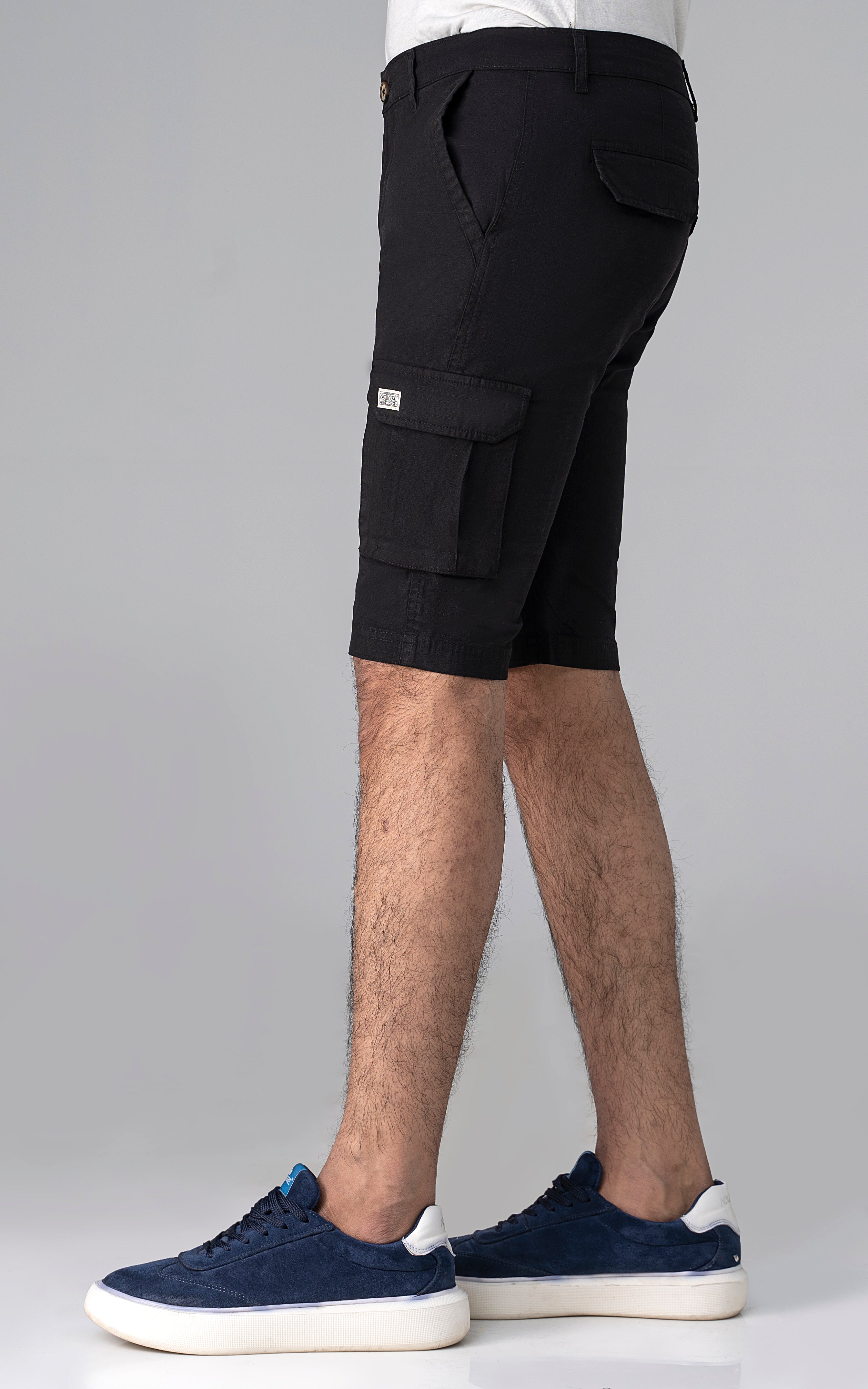 RIPSTOP CARGO SHORTS BLACK