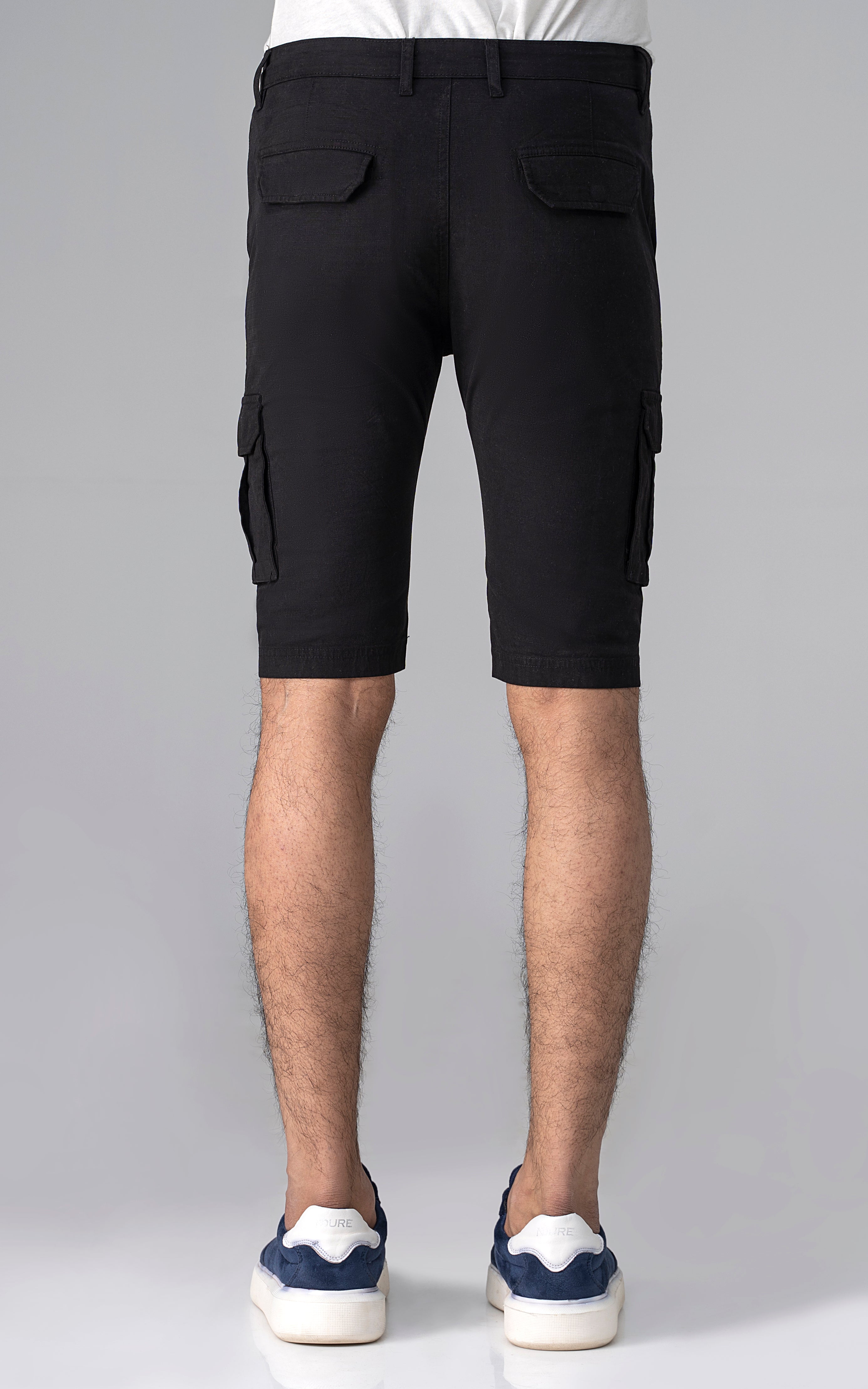 RIPSTOP CARGO SHORTS BLACK