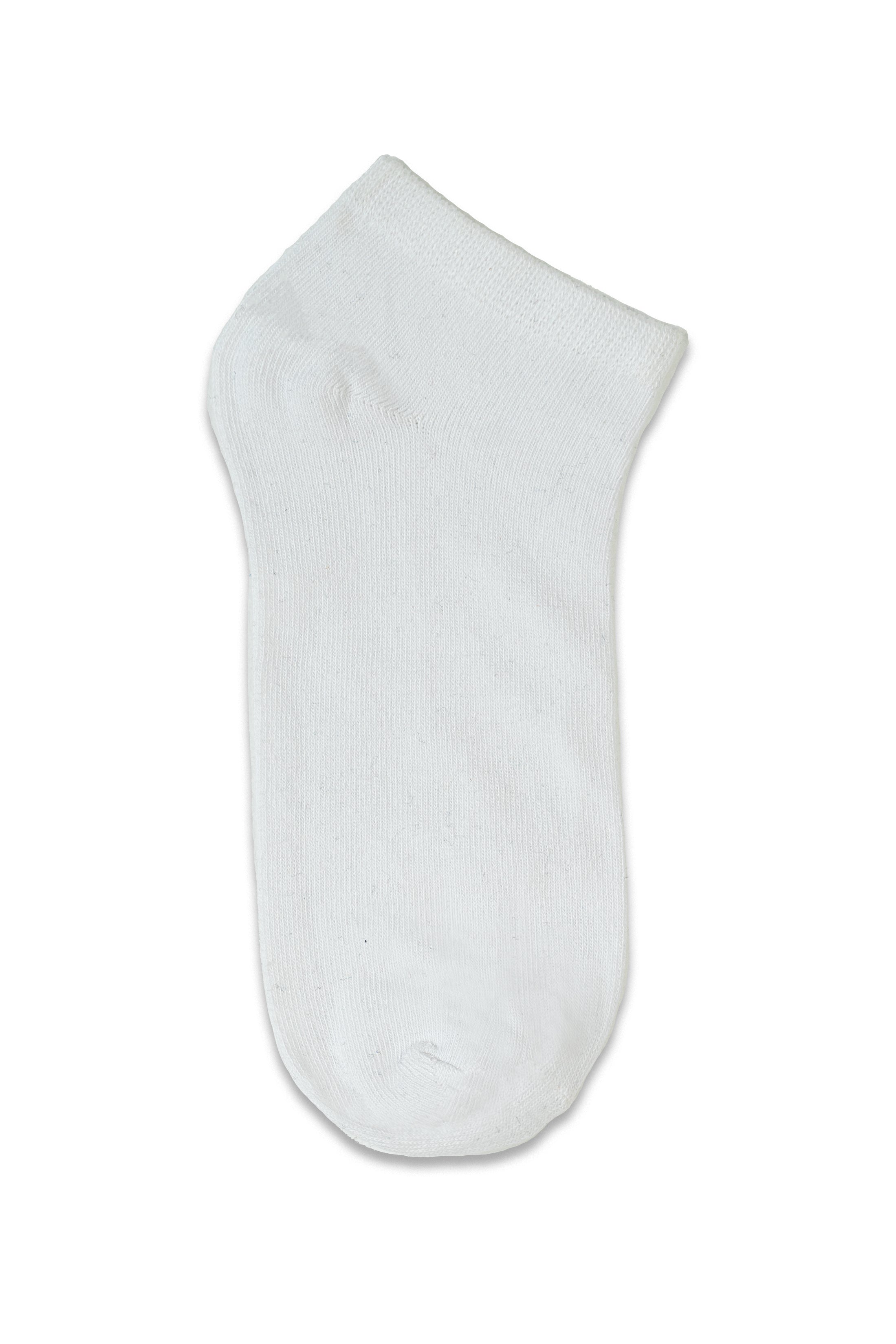 White ankle sock