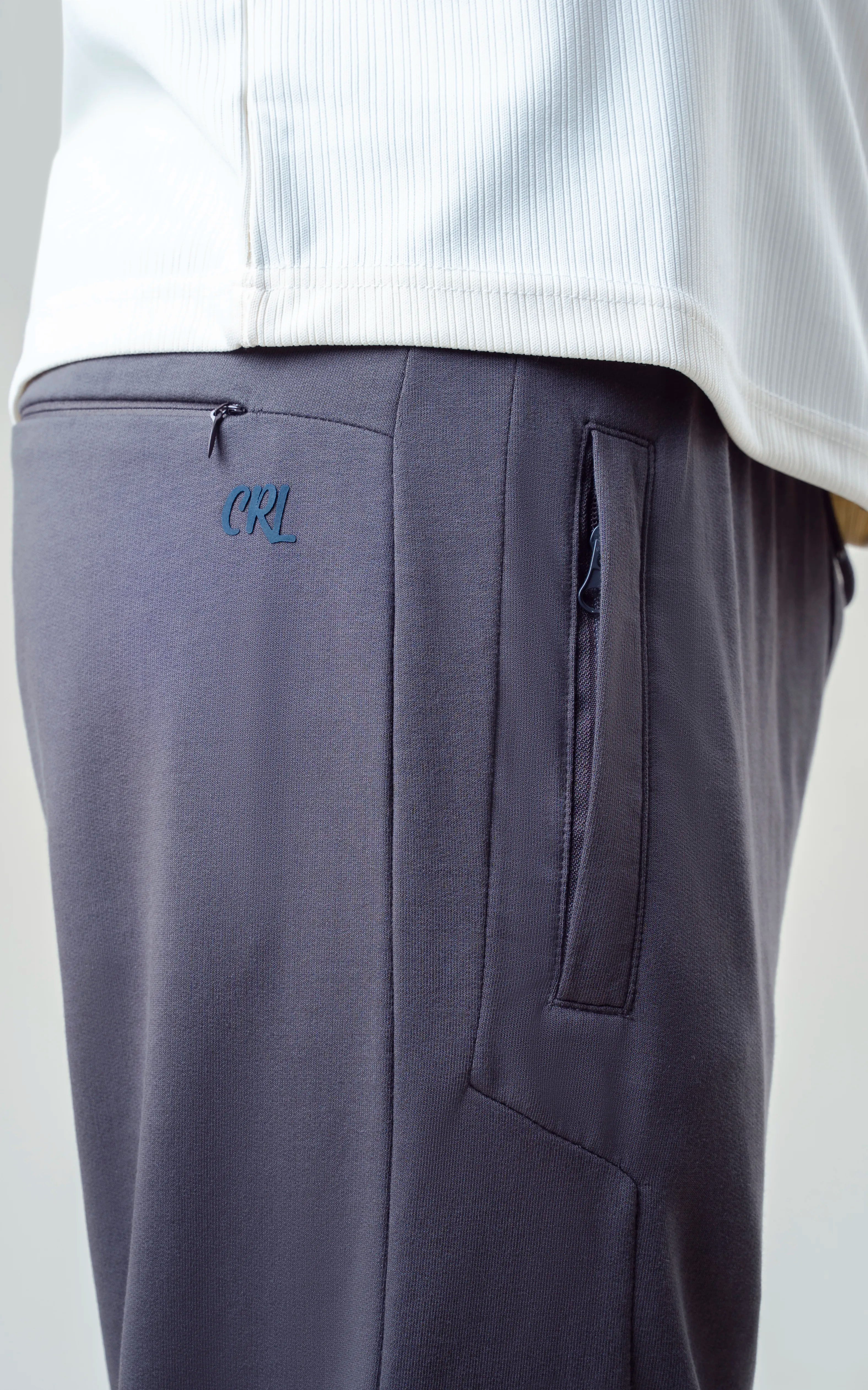 SLIM FIT TERRY JOGGER TROUSER GREY