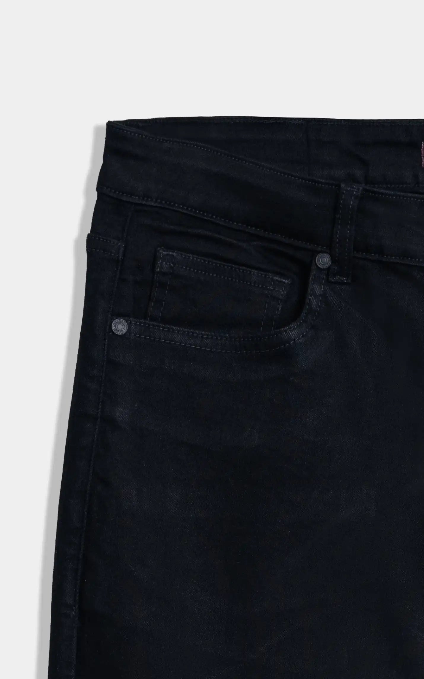 JEANS TAPERED FIT BLACK RINSE