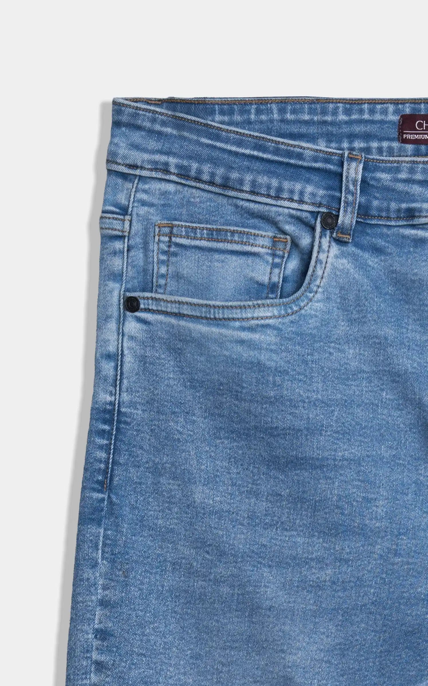 JEANS STRAIGHT FIT MID BLUE