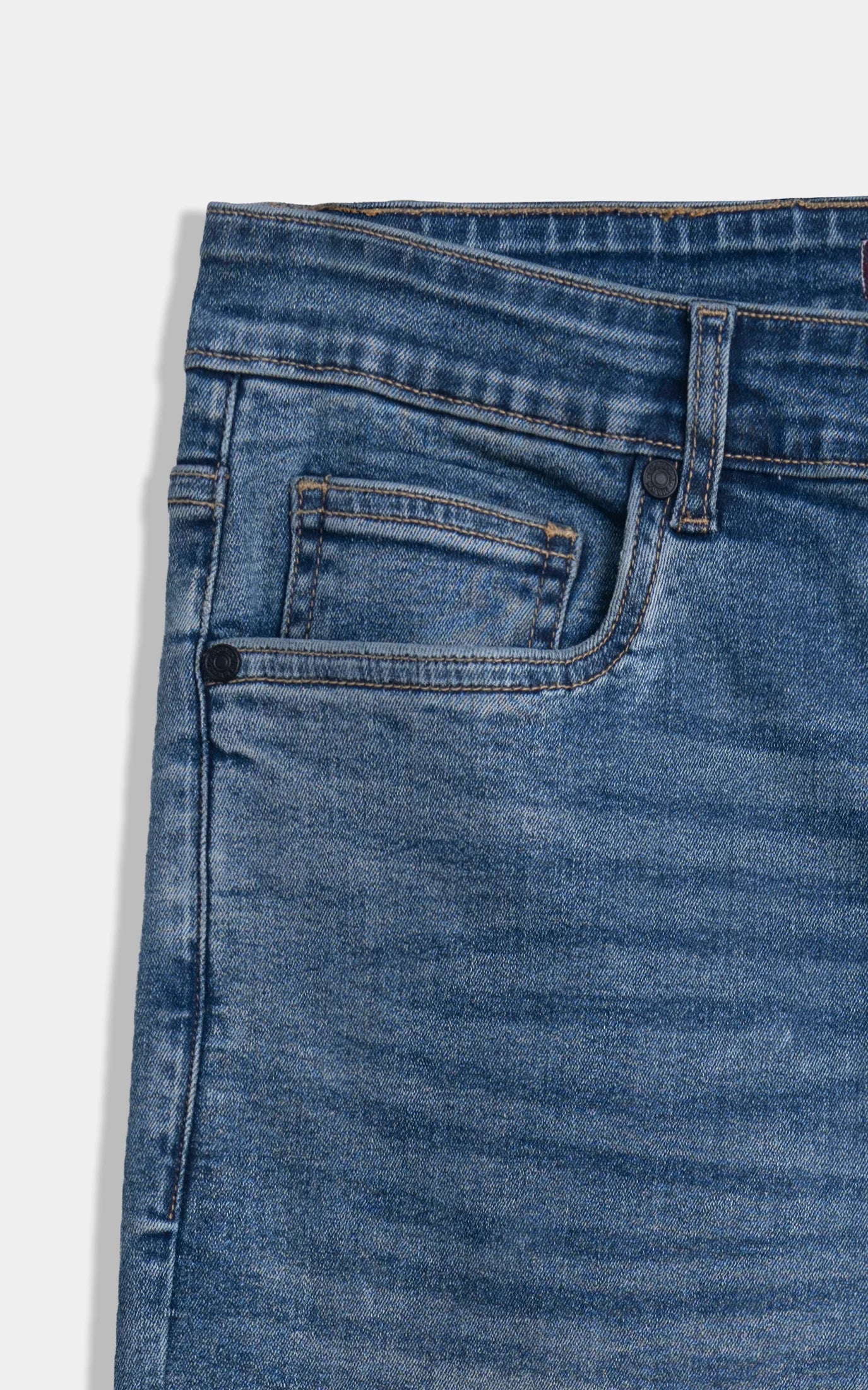 JEANS REGULAR FIT MID BLUE