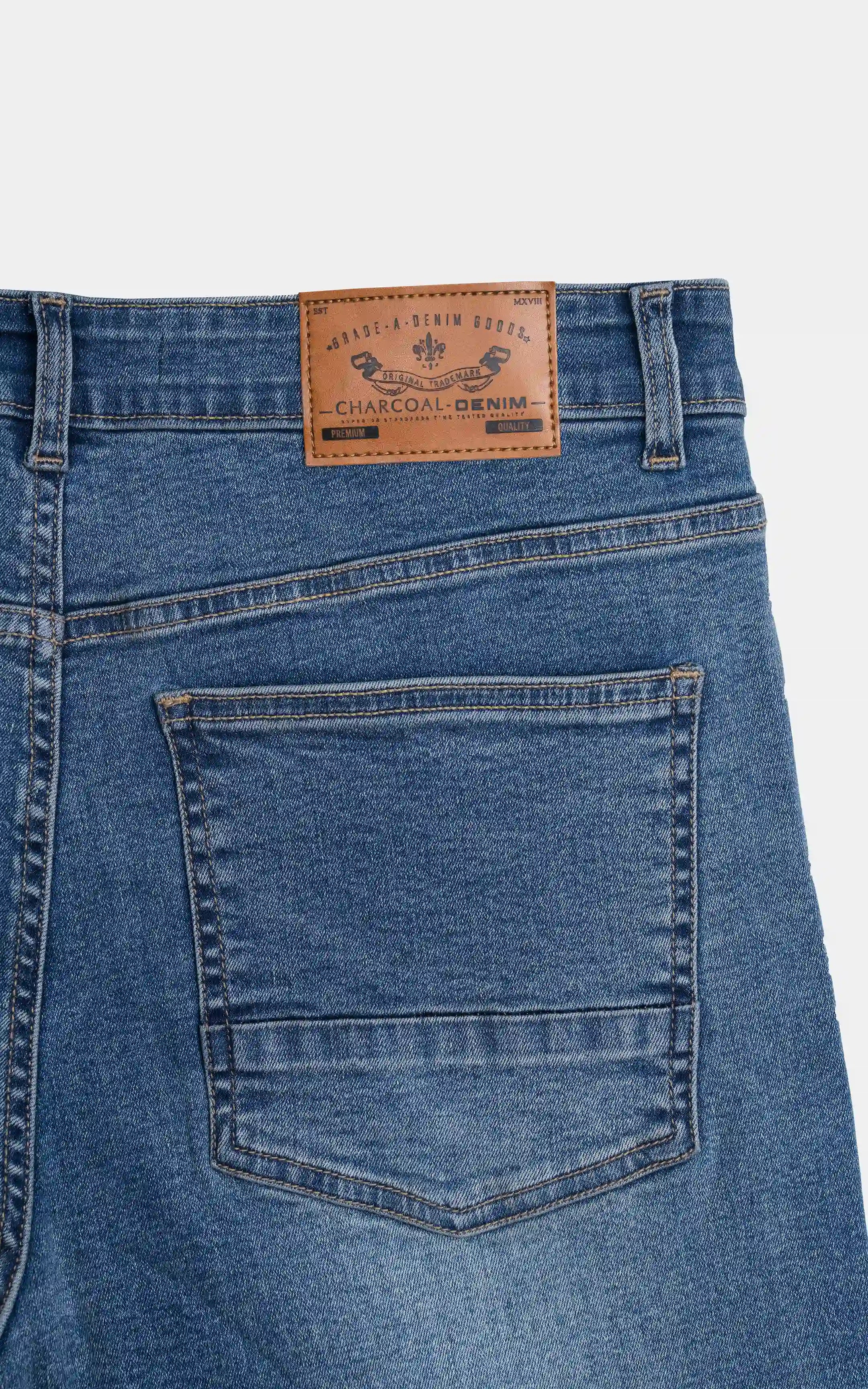 JEANS REGULAR FIT MID BLUE