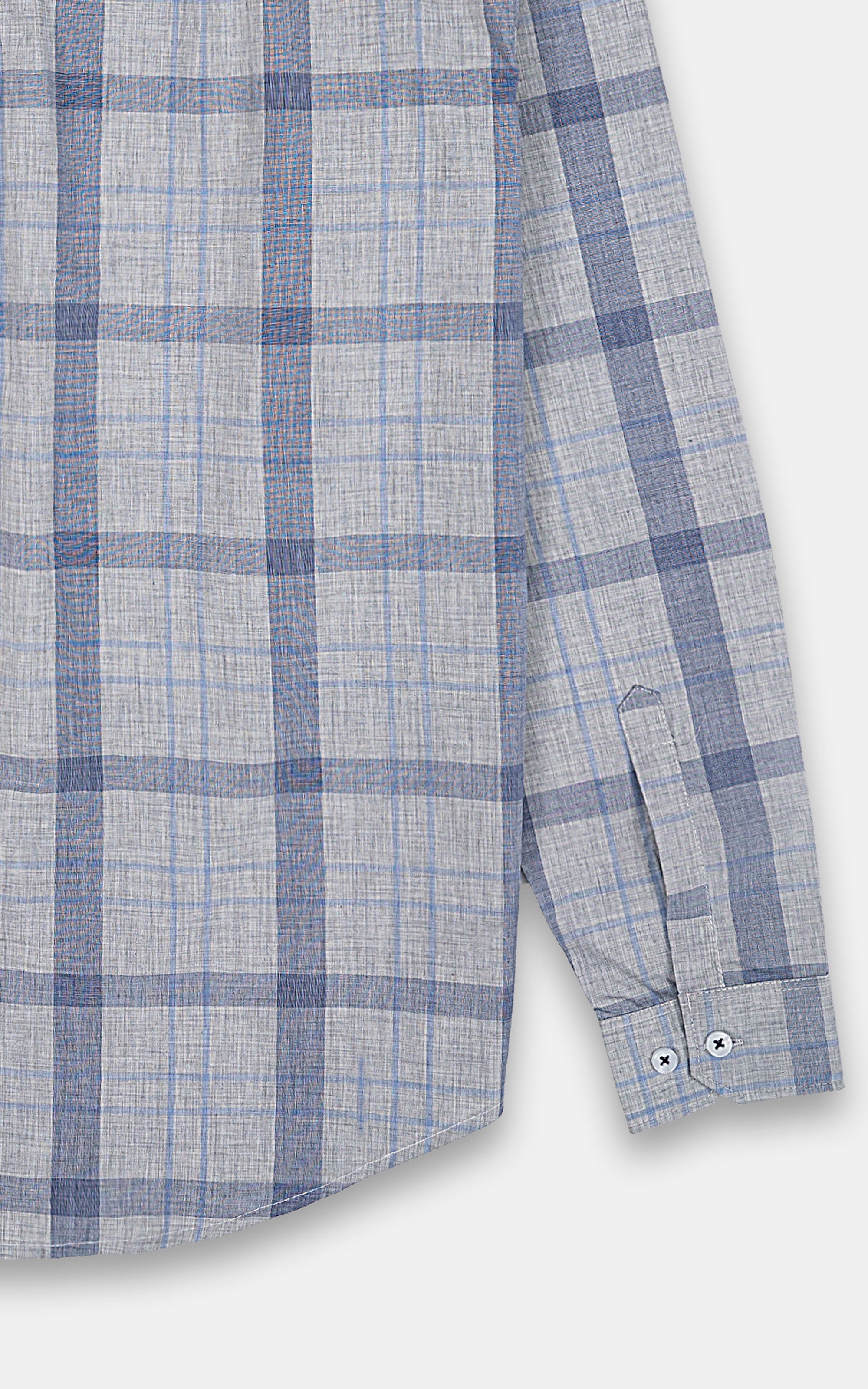 CASUAL SHIRT GREY CHECK