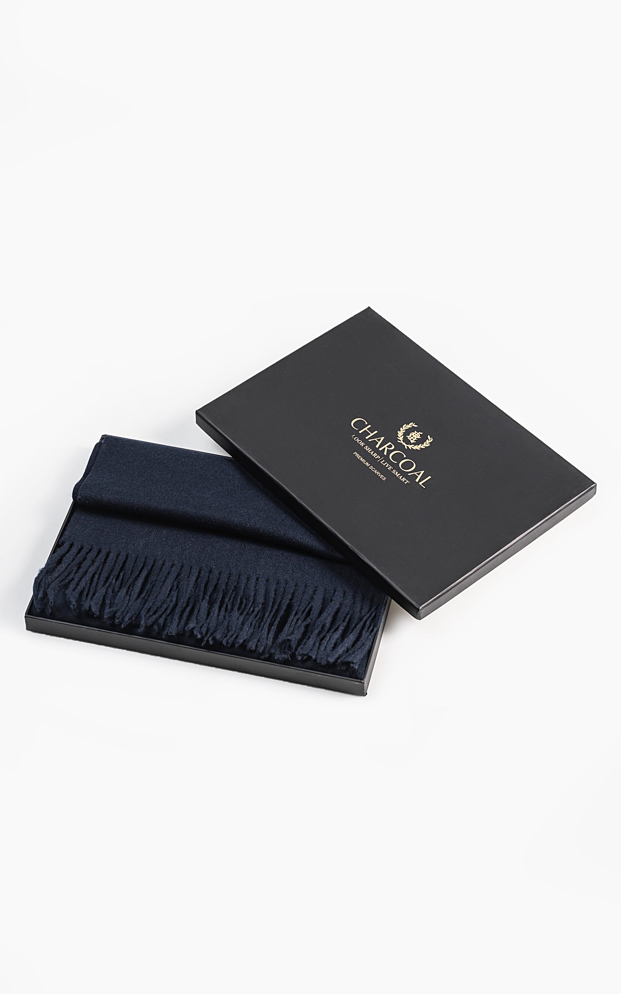 Fringe Wool blended Scarf