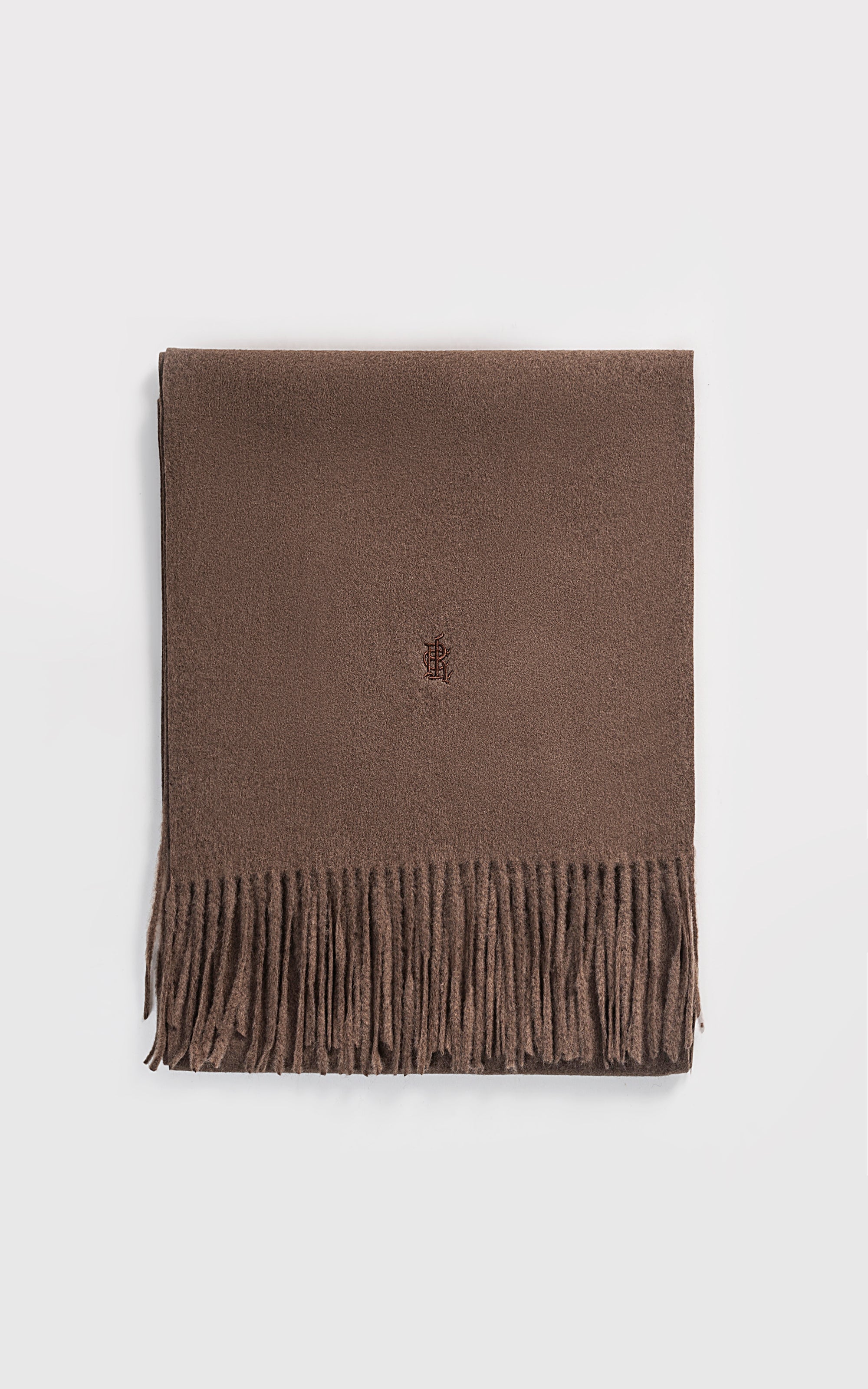 Fringe Wool blended Scarf