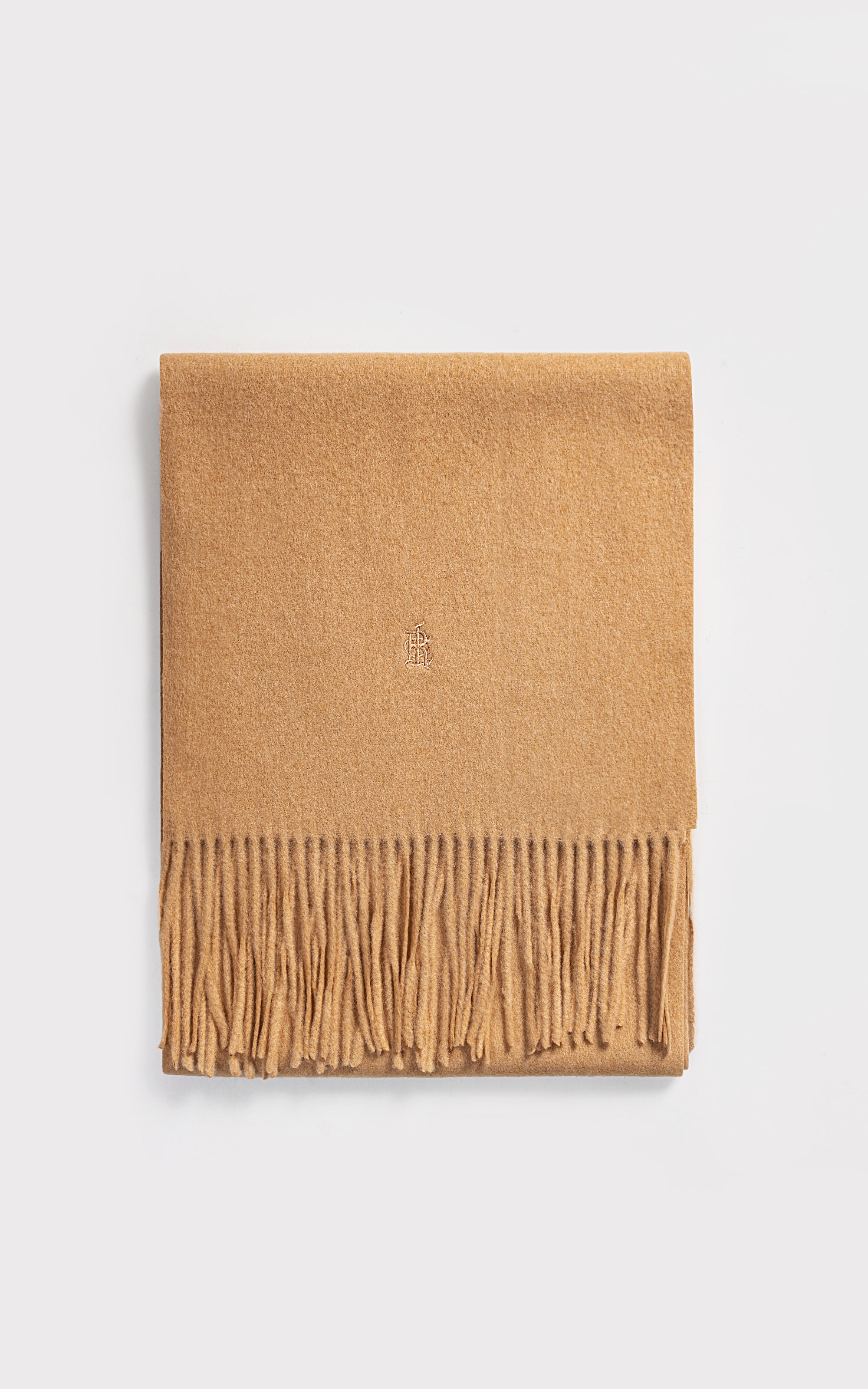 Fringe Wool blended Scarf