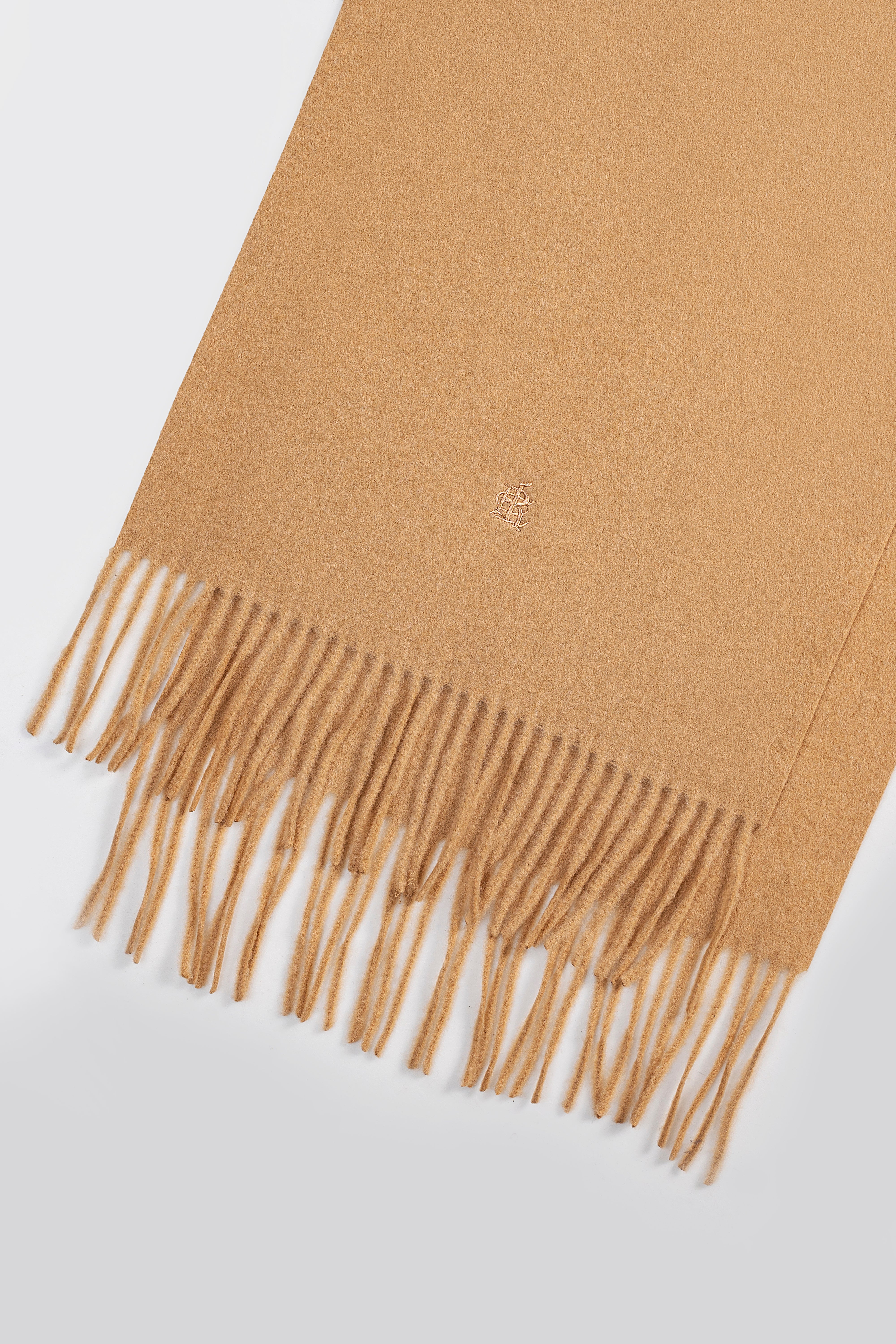 Fringe Wool blended Scarf