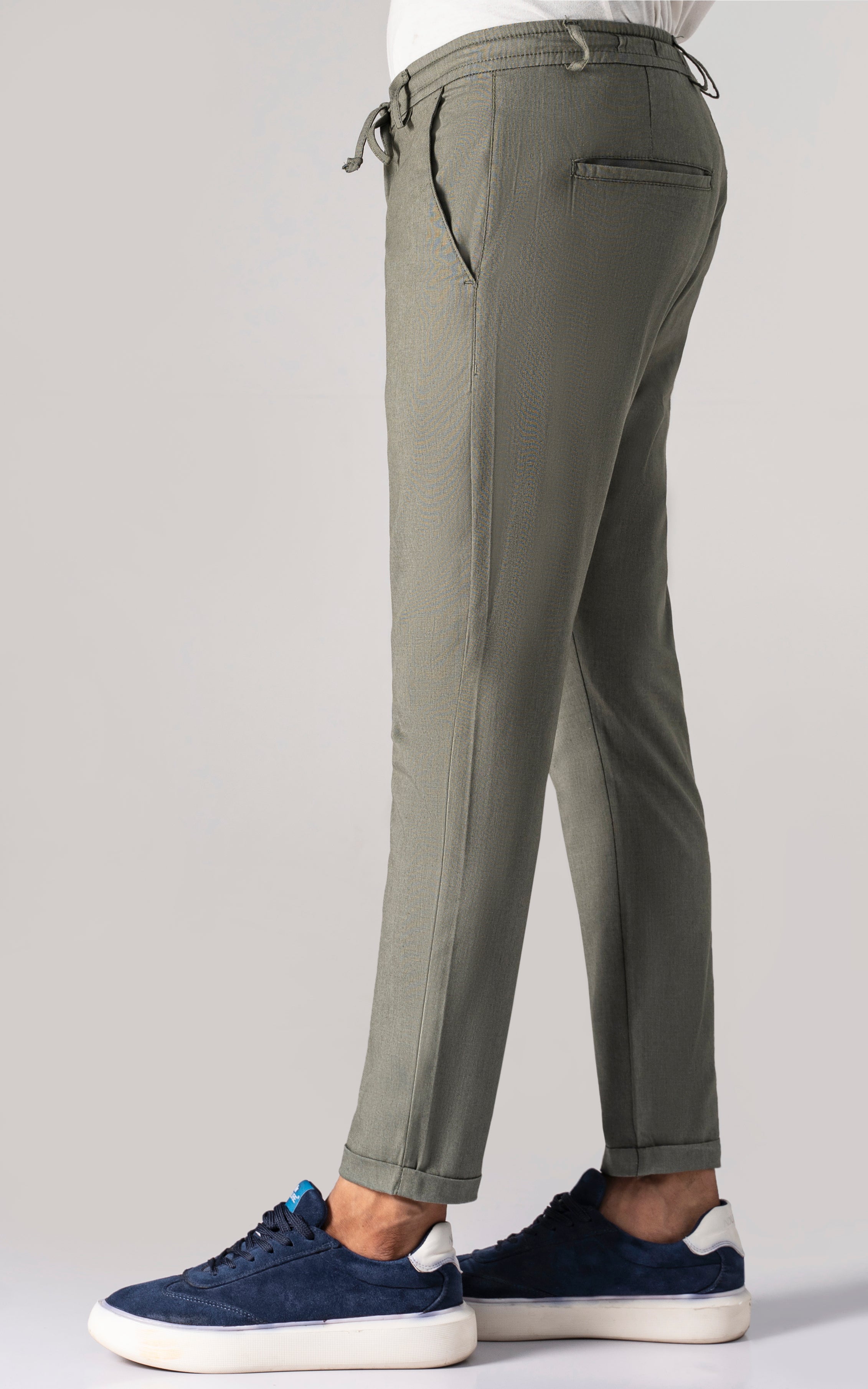 CASUAL JOGGER TROUSER LIGHT OLIVE