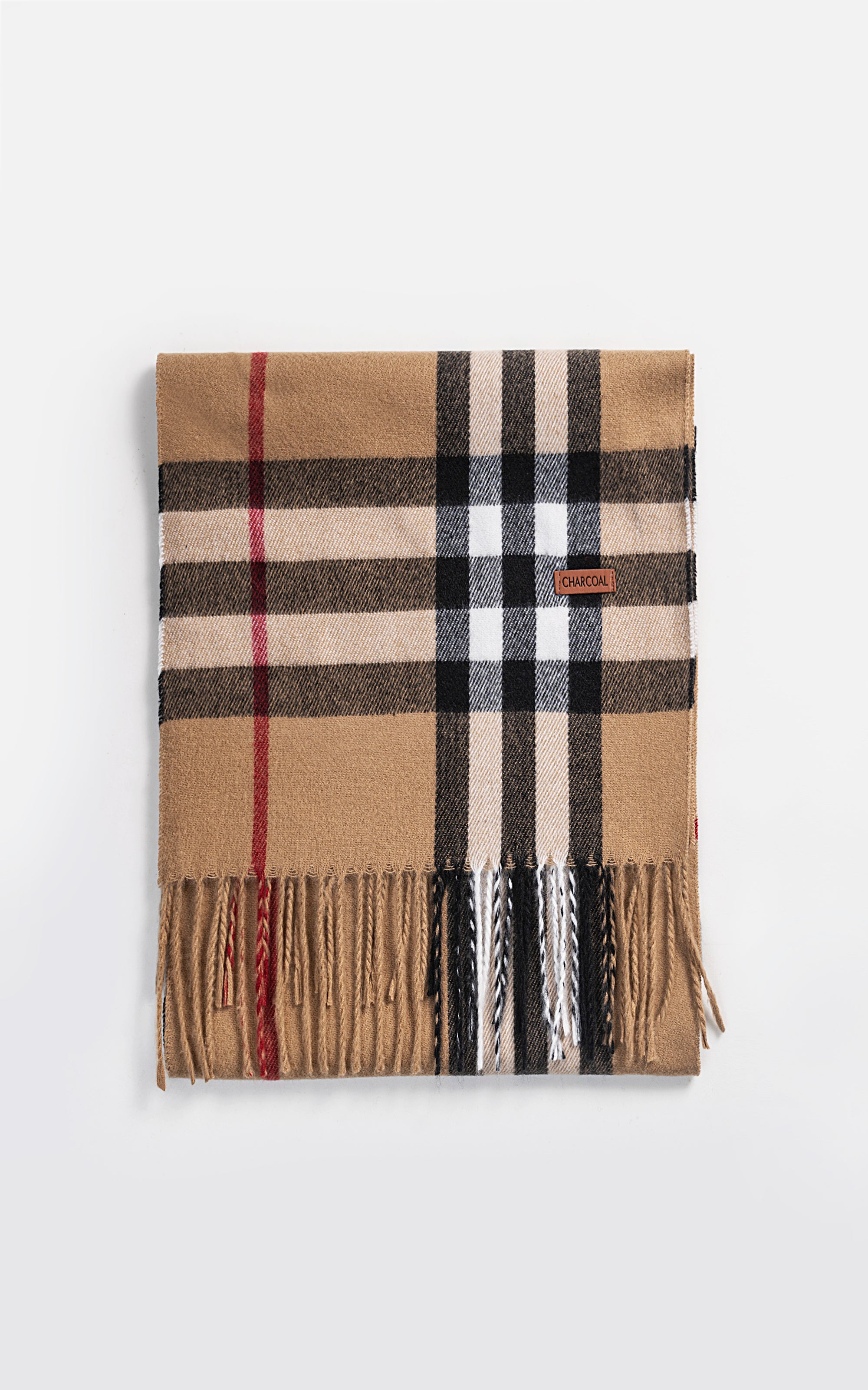 Plaid Wool Blended scarf