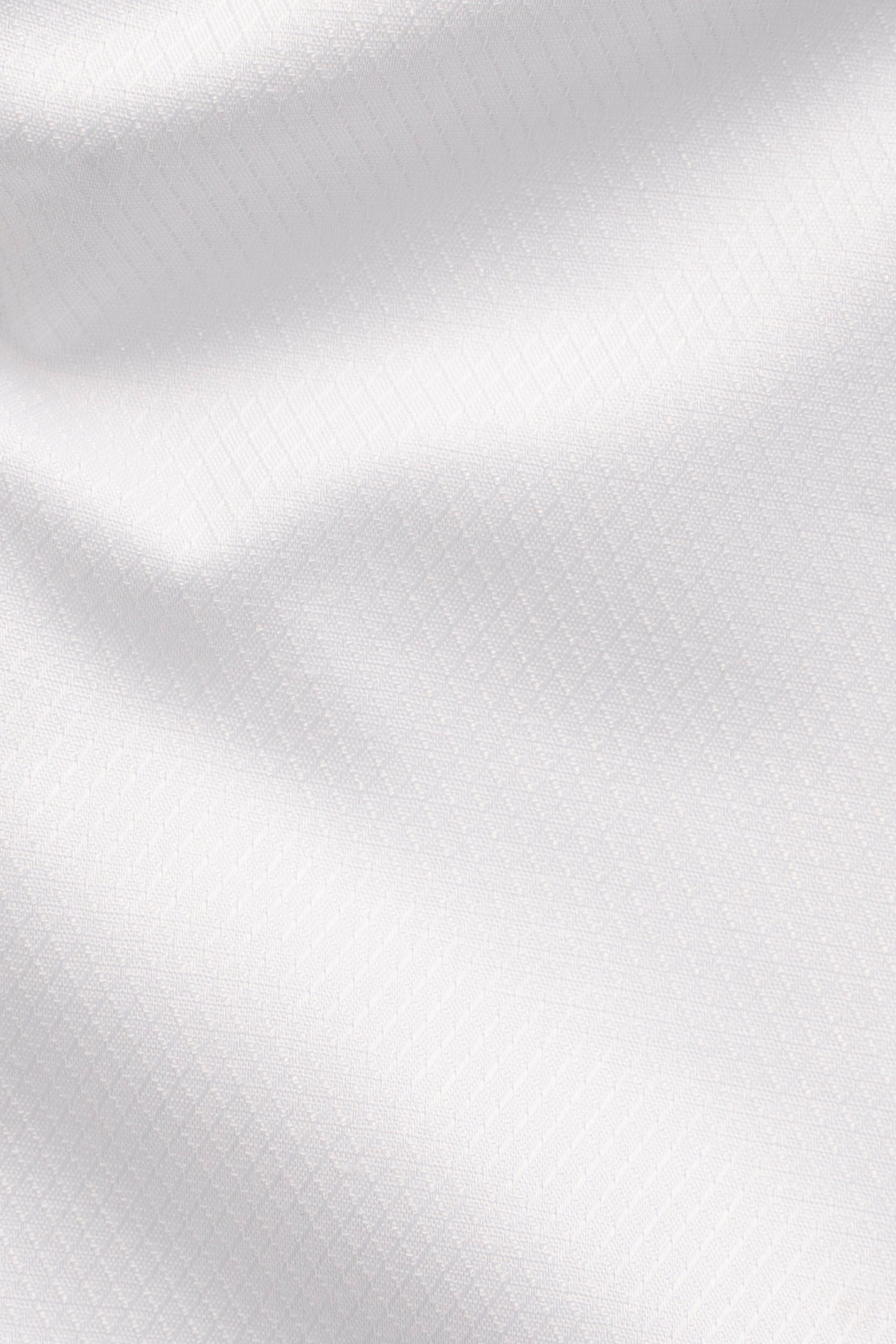Limited edition shirt fabric texture in white, fine check pattern